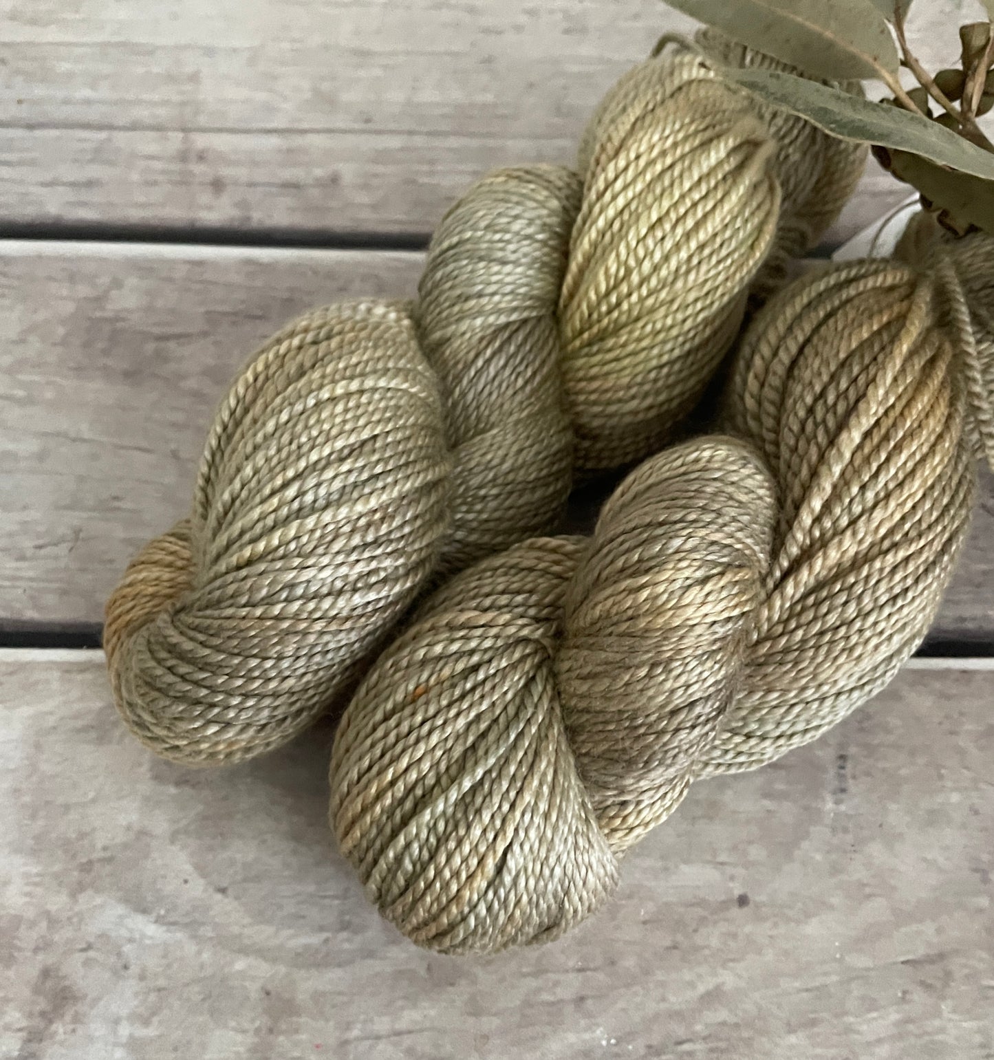 Old Gold - 8 ply silk and merino - White Cloud DK