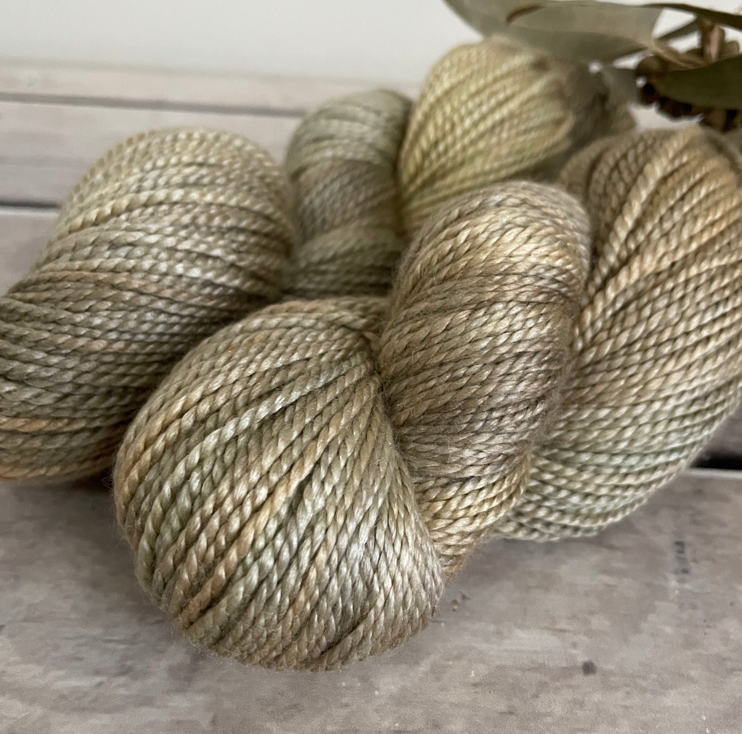 Old Gold - 8 ply silk and merino - White Cloud DK