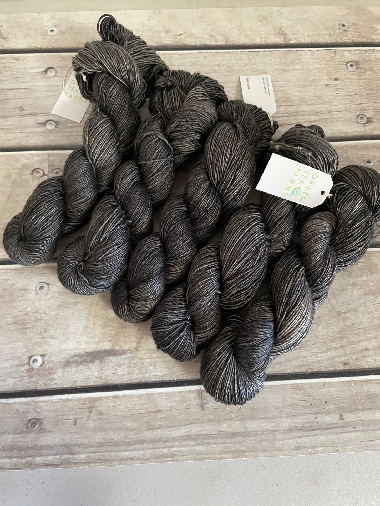 Fallen Ashes on Merino and Silk 4 ply single - Osmanthus