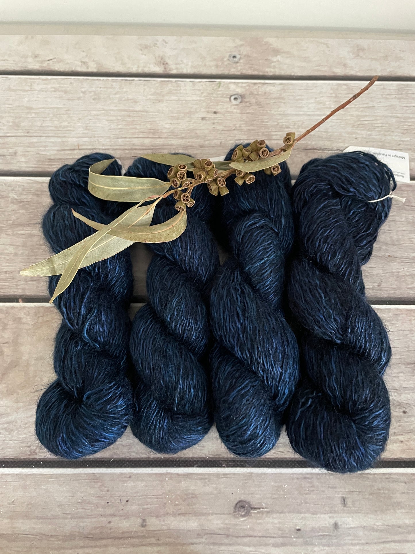 Midnight - 5 ply silk/mohair and nylon - Rooibos