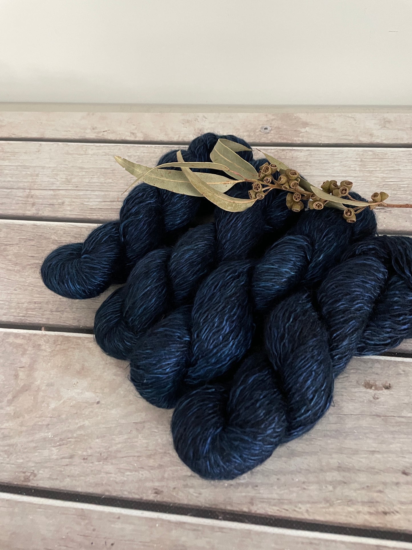 Midnight - 5 ply silk/mohair and nylon - Rooibos