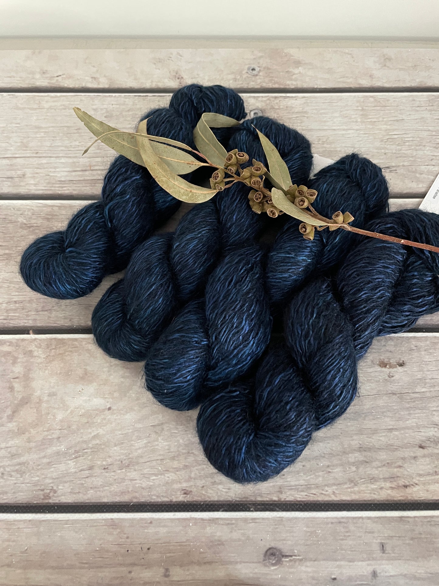 Midnight - 5 ply silk/mohair and nylon - Rooibos
