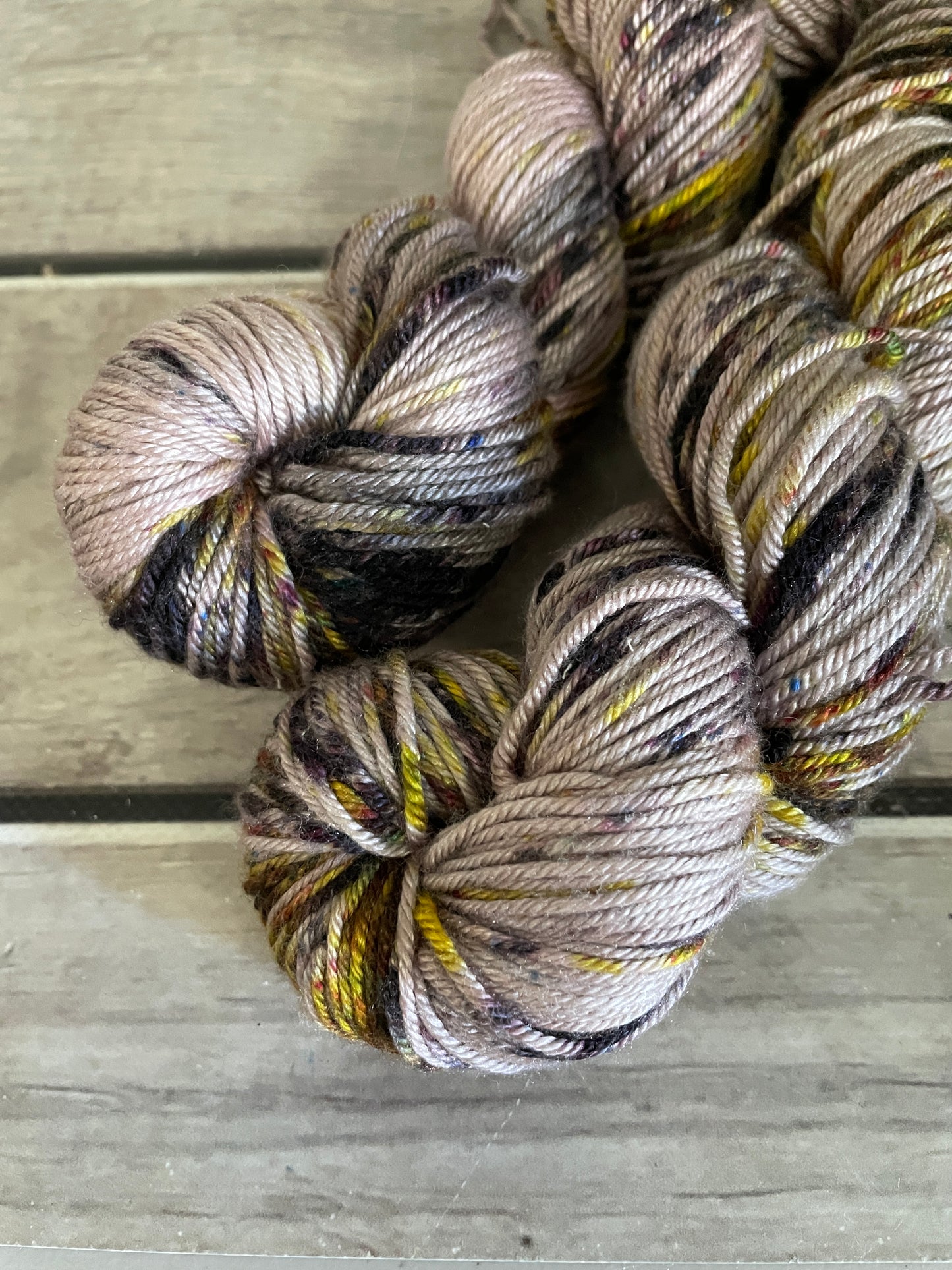 Granny's Cloak Moth #3 - merino/silk - Jasmine DK