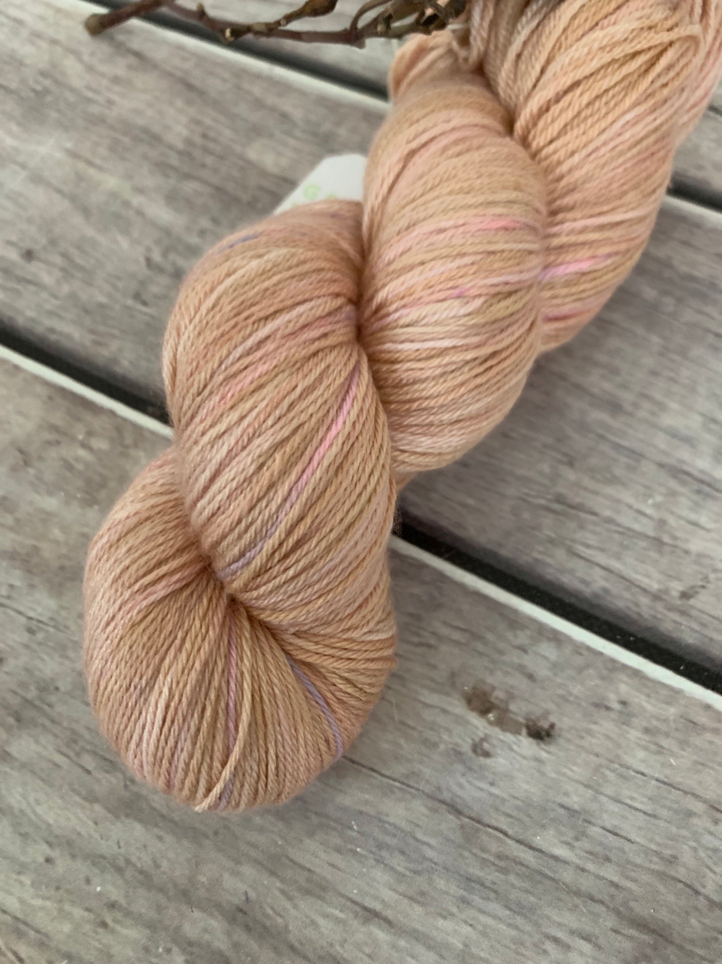 Rose Gold - 4ply/fingering - silk and merino yarn - Jasmin 4