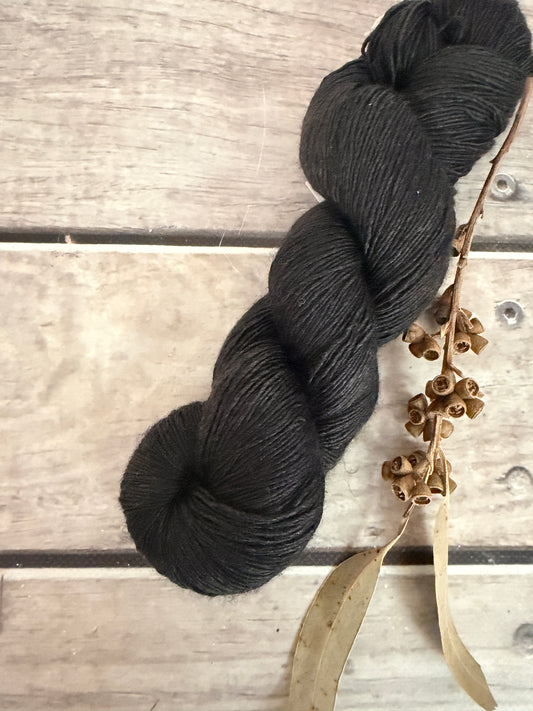 Roseate Emperor Moth #1 - Merino/ Silk 4 ply single - Osmanthus 4
