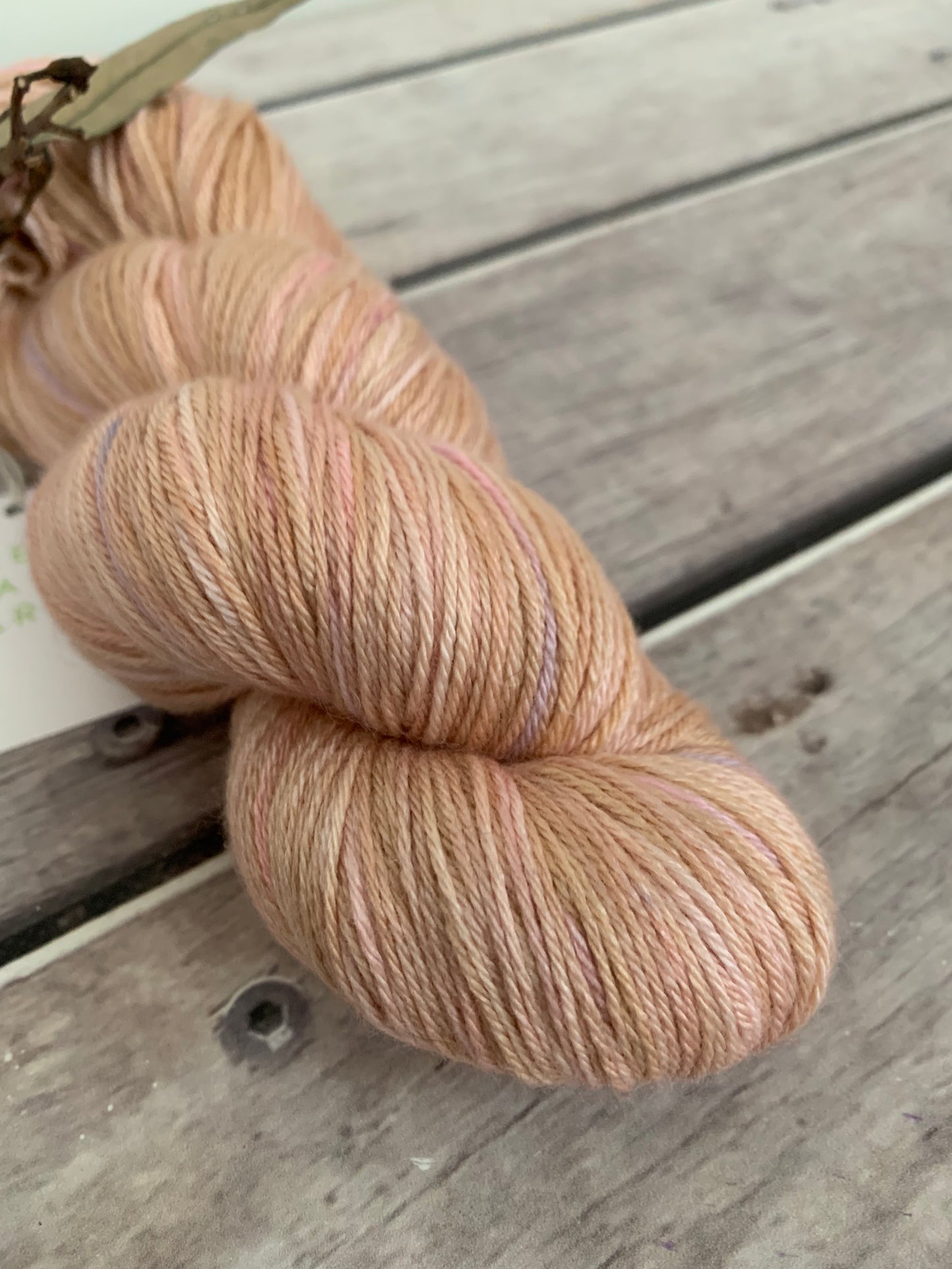 Rose Gold - 4ply/fingering - silk and merino yarn - Jasmin 4