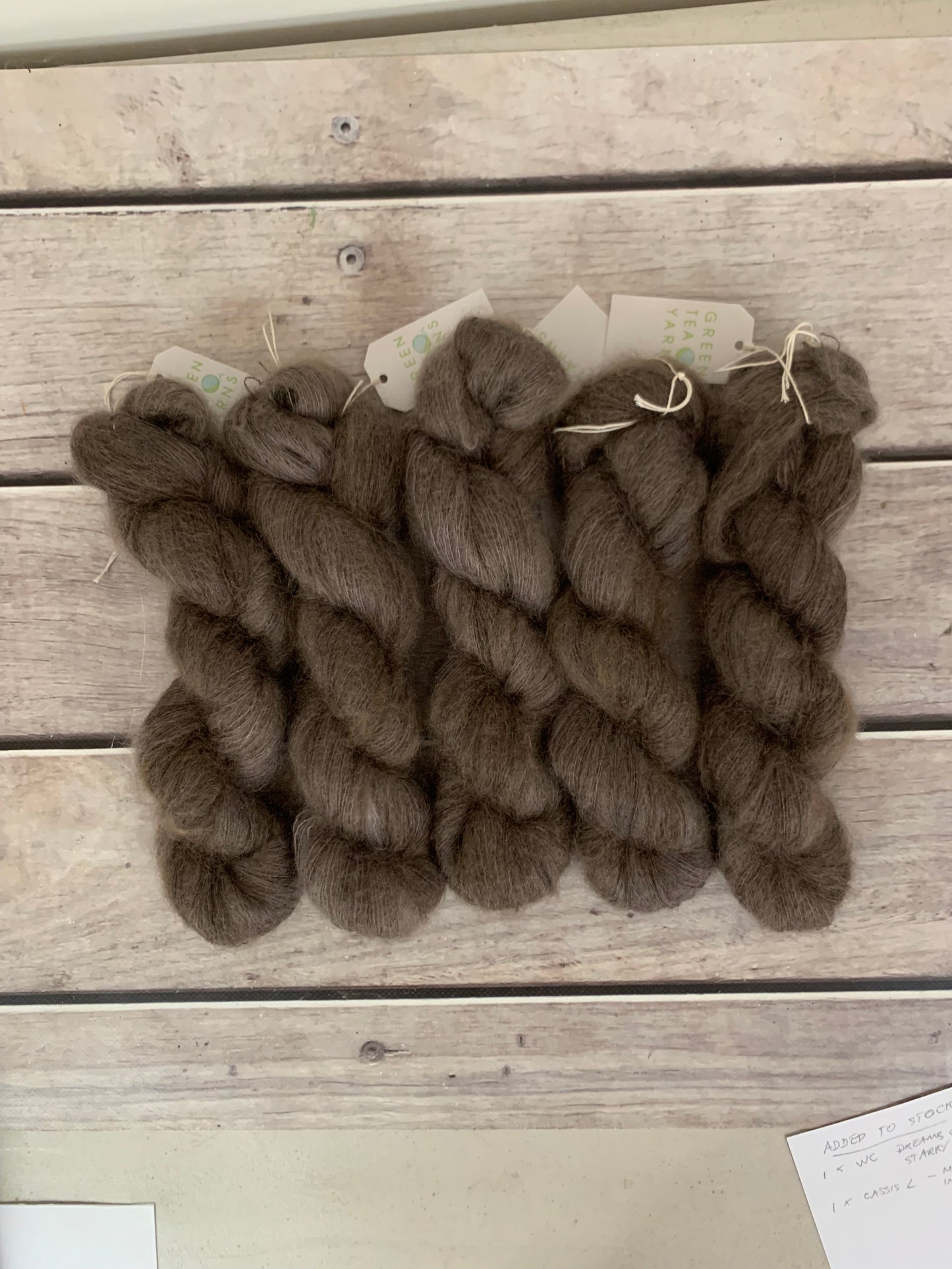 Pale Peat- on Silk and Mohair - Shui Yun, 2 ply/laceweight - 50g skeins