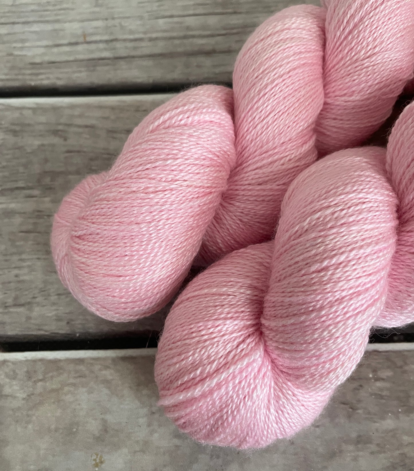 China Doll - 3 ply in Mulberry silk and BFL