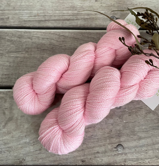 China Doll - 3 ply in Mulberry silk and BFL