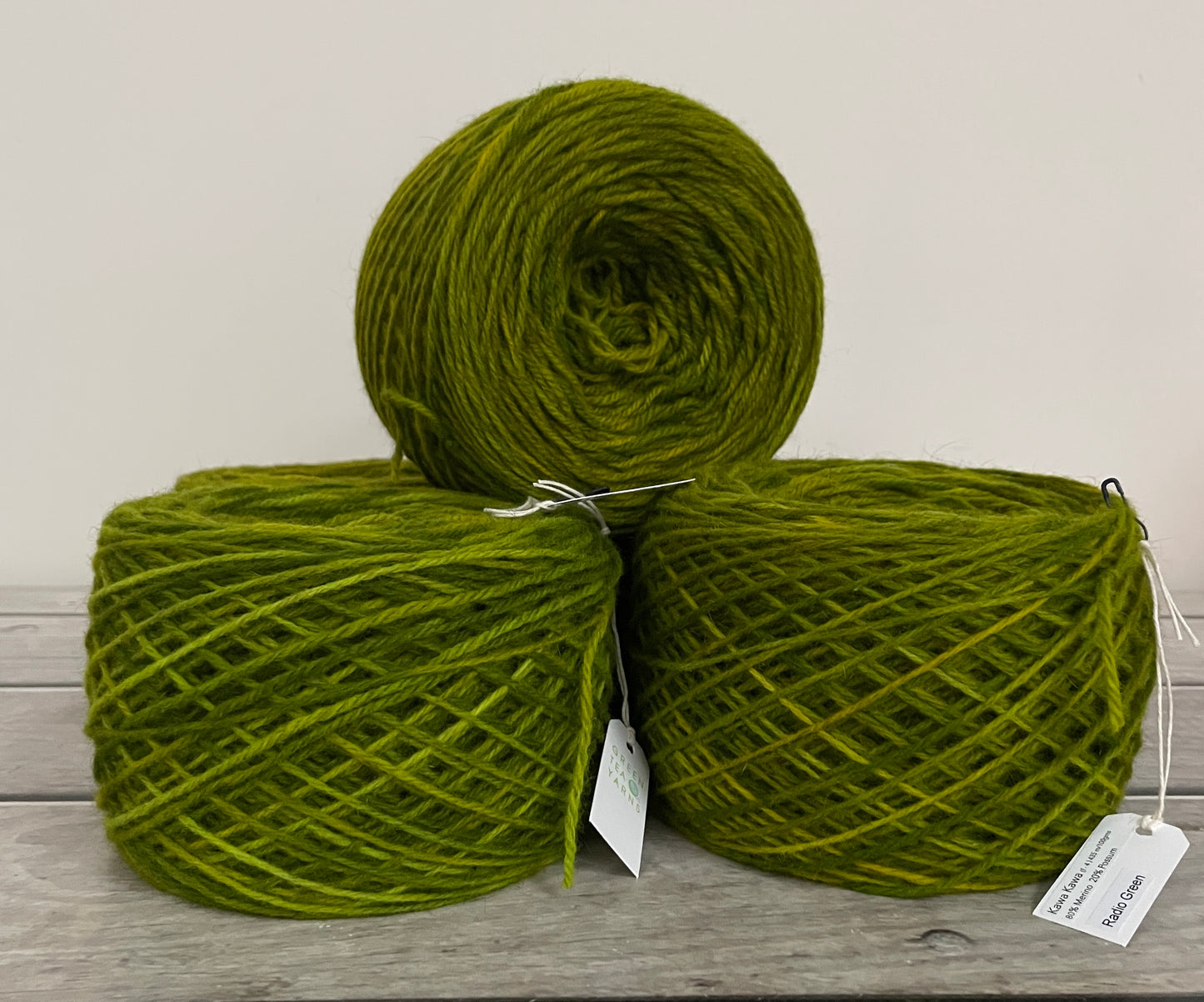 Radio Green - merino/possom - 4 ply - Kawa Kawa