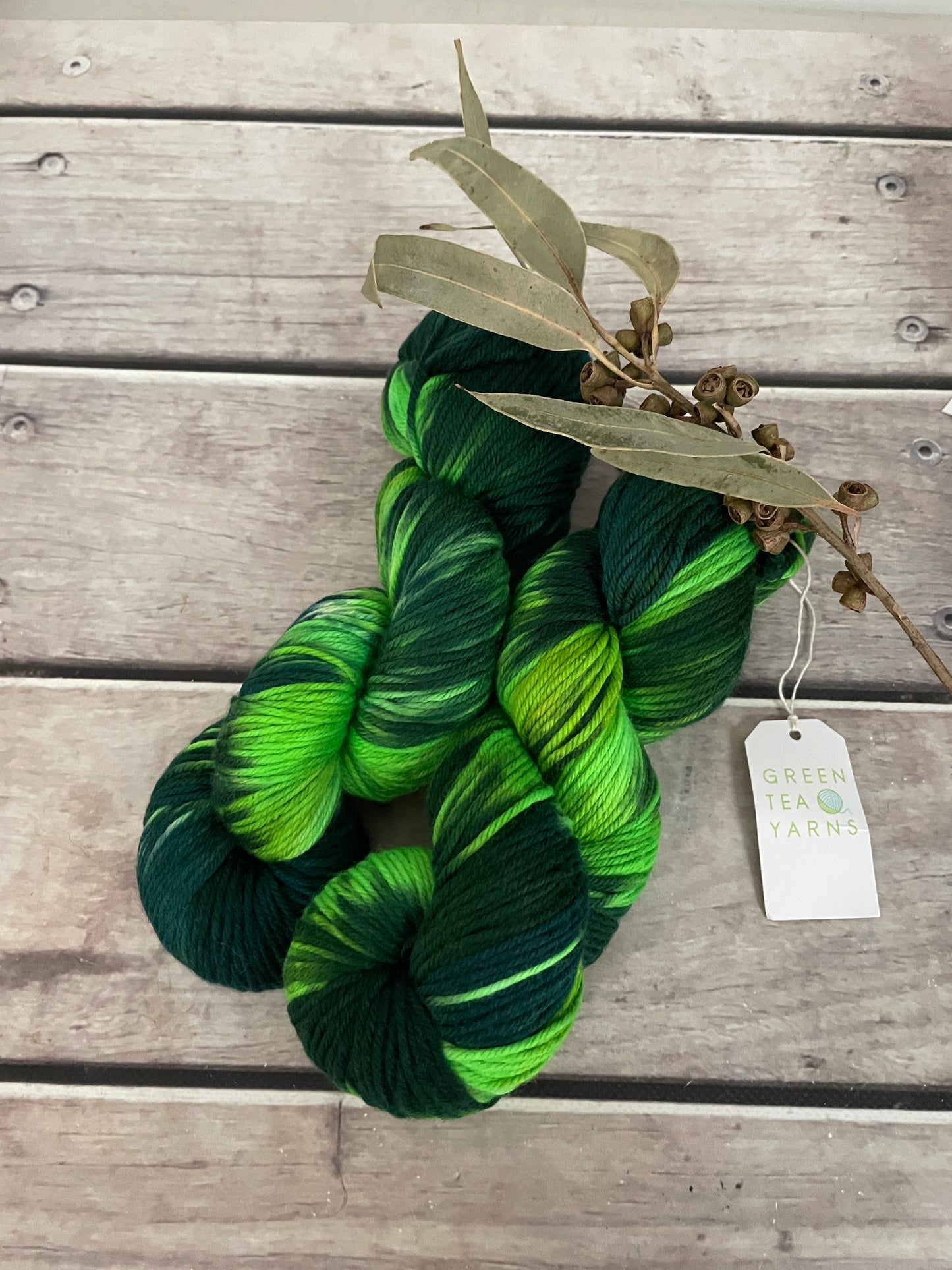 Pond Life - 8 ply merino and nylon sock yarn - Darjeeling DK