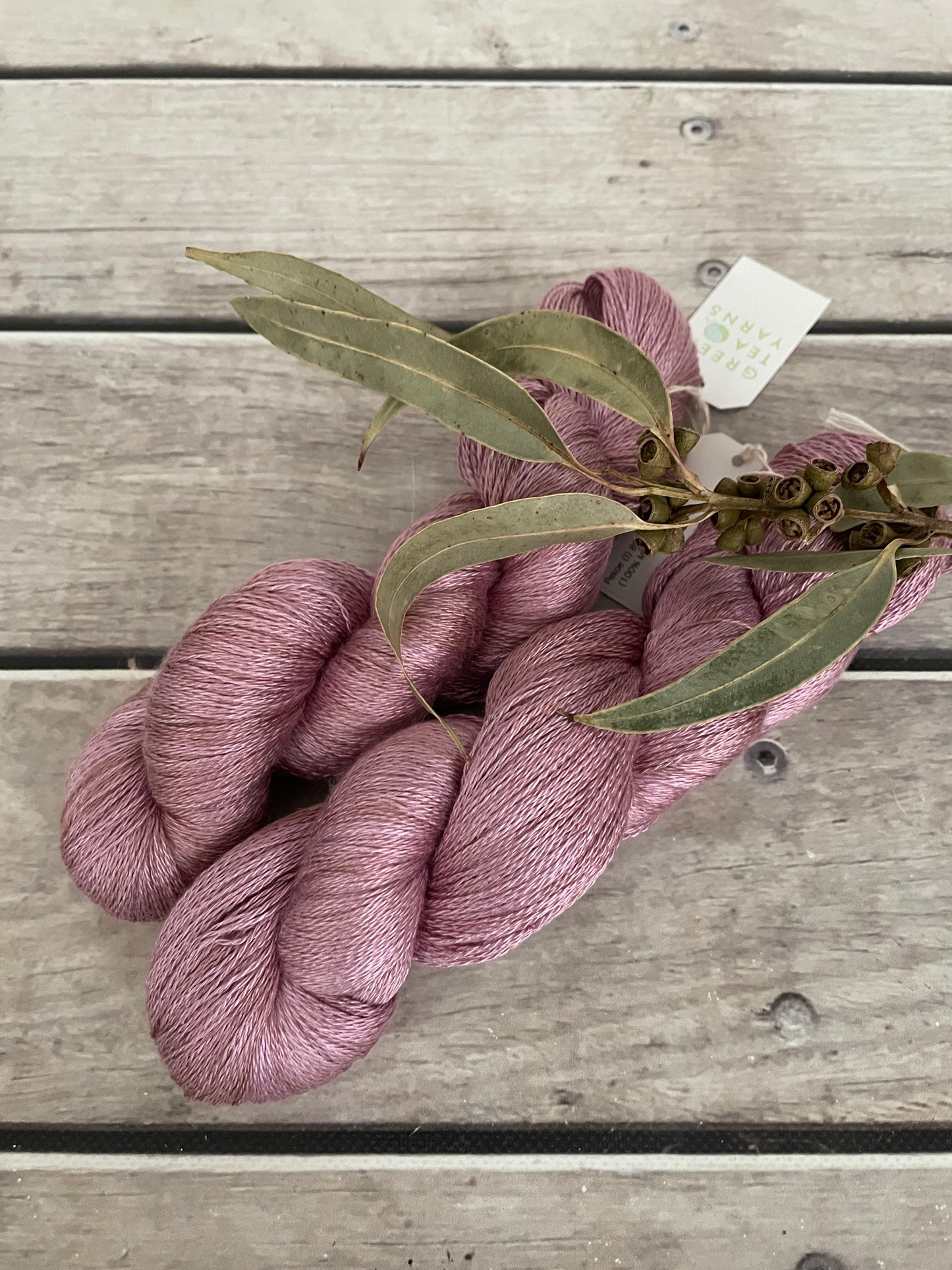 Tea Rose - 2 ply in Mulberry silk - Pekoe (l)