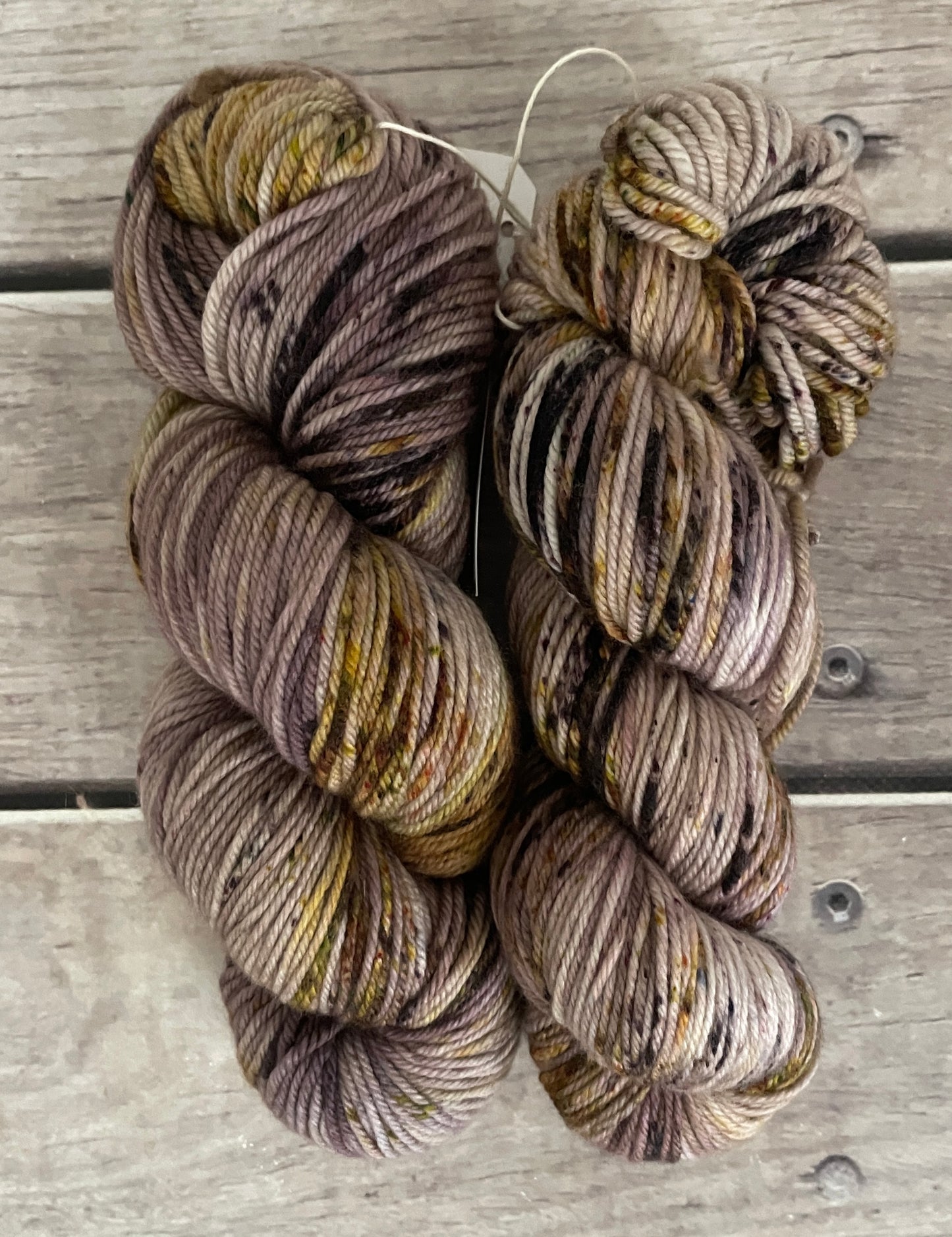 Granny's Cloak Moth #3 - Darjeeling DK sock yarn - 8 ply