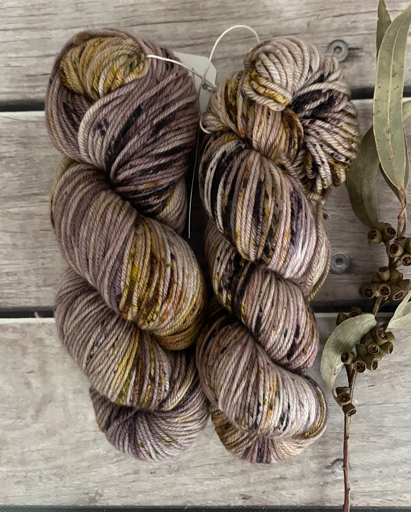Granny's Cloak Moth #3 - Darjeeling DK sock yarn - 8 ply