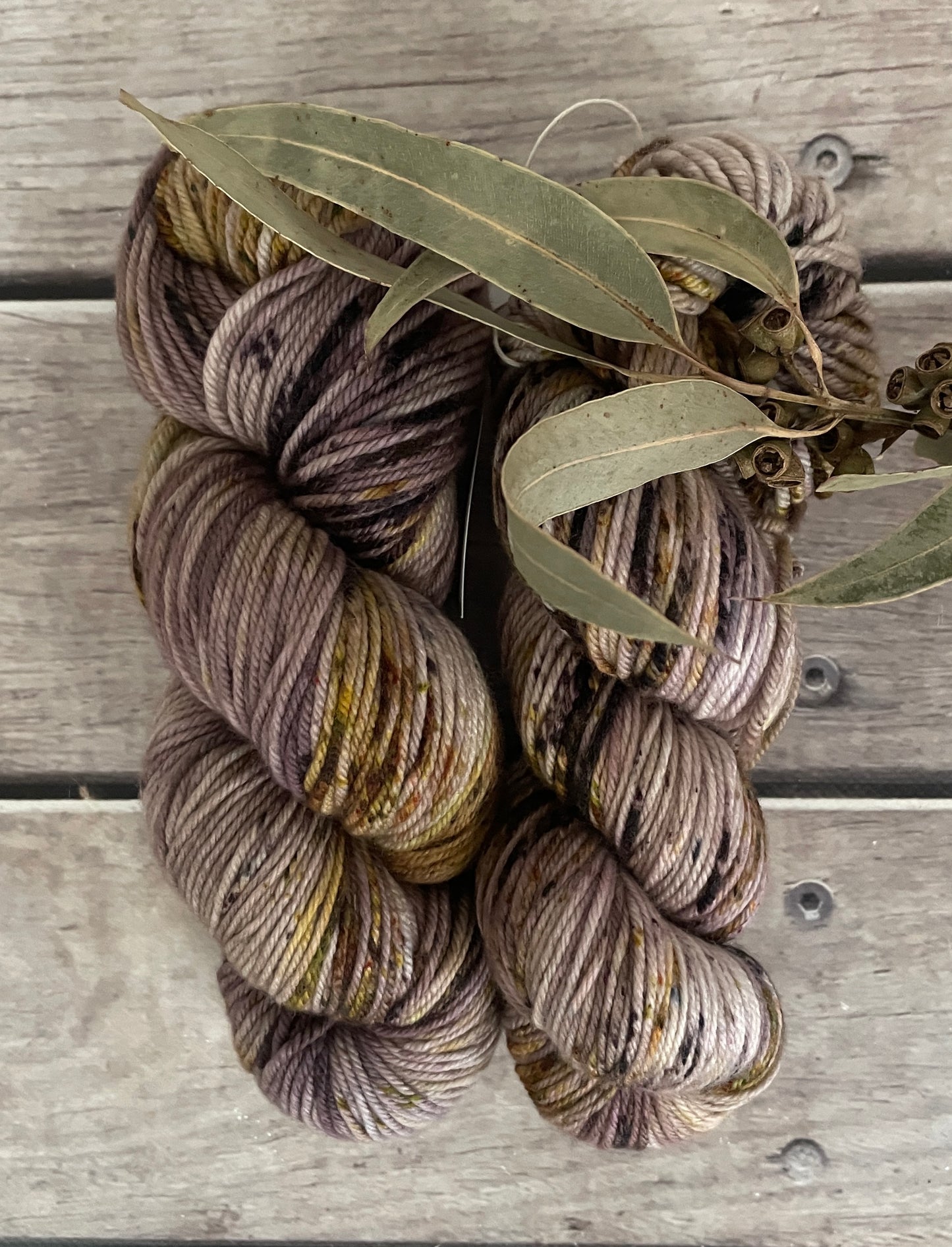 Granny's Cloak Moth #3 - Darjeeling DK sock yarn - 8 ply
