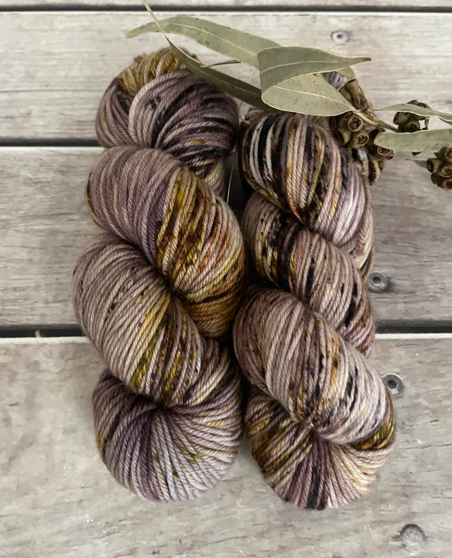 Granny's Cloak Moth #3 - Darjeeling DK sock yarn - 8 ply