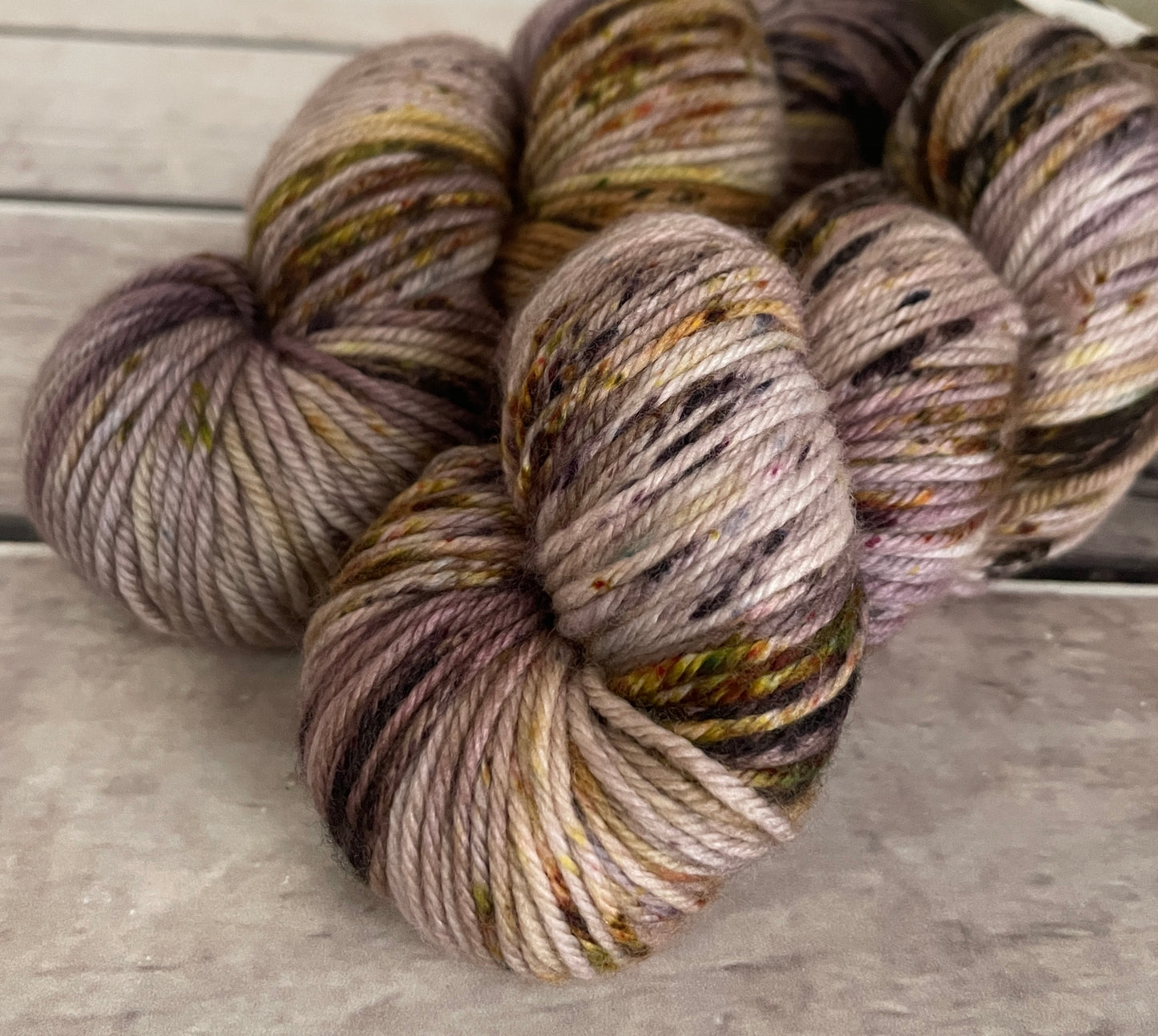 Granny's Cloak Moth #3 - Darjeeling DK sock yarn - 8 ply