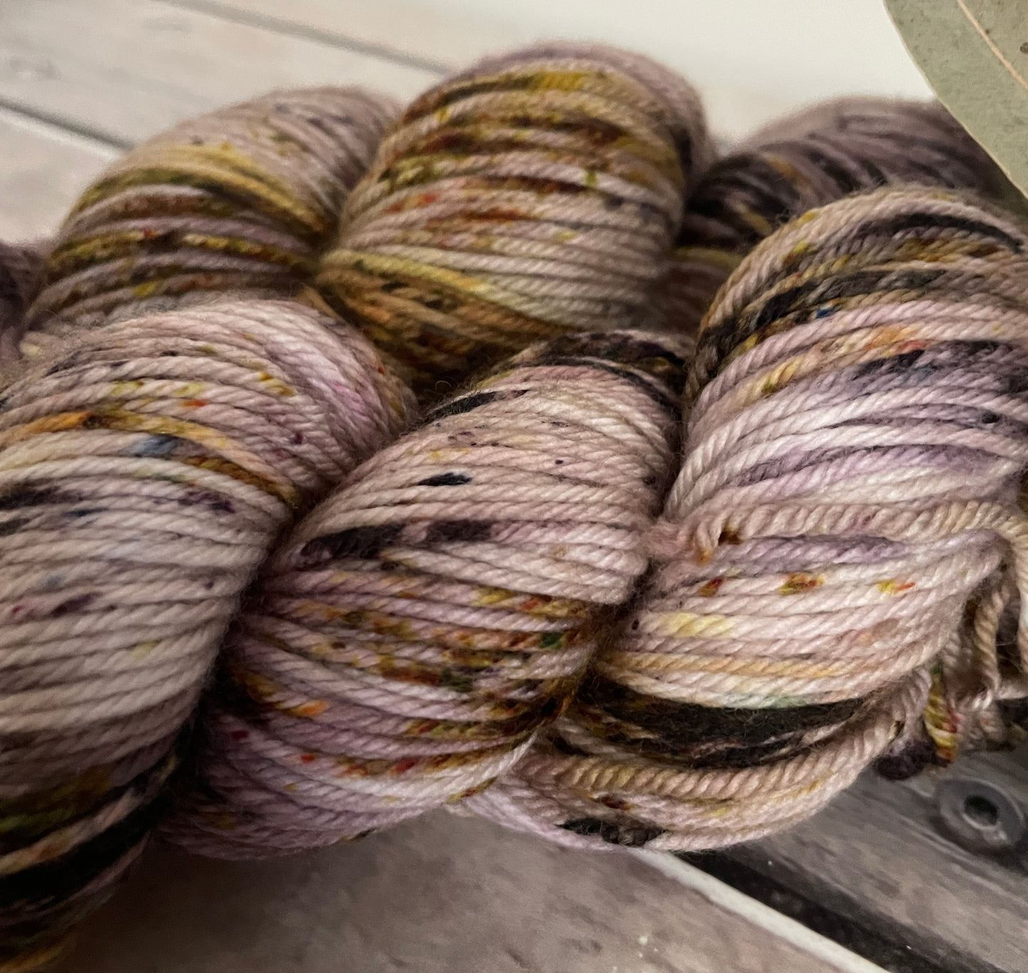 Granny's Cloak Moth #3 - Darjeeling DK sock yarn - 8 ply