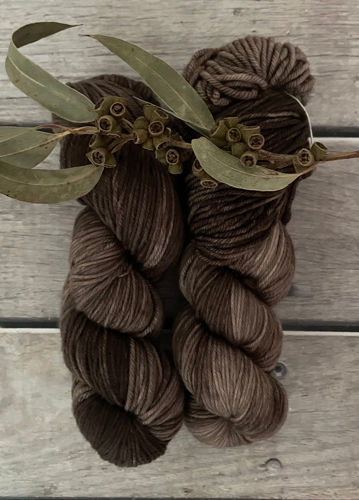 Granny's Cloak Moth #2 - Darjeeling DK sock yarn - 8 ply