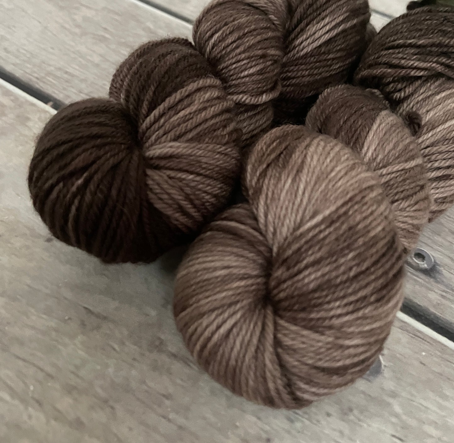 Granny's Cloak Moth #2 - Darjeeling DK sock yarn - 8 ply