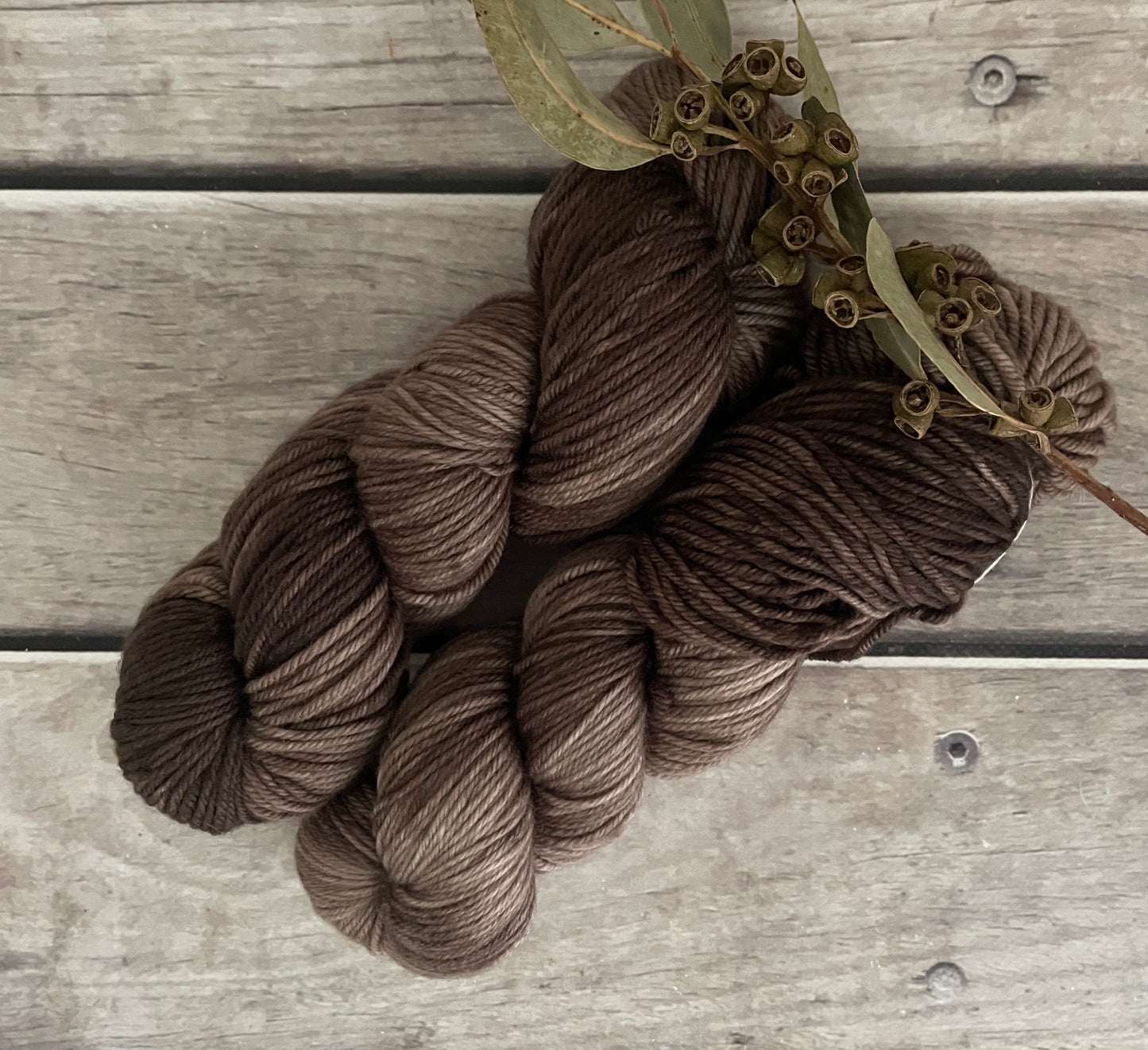 Granny's Cloak Moth #2 - Darjeeling DK sock yarn - 8 ply