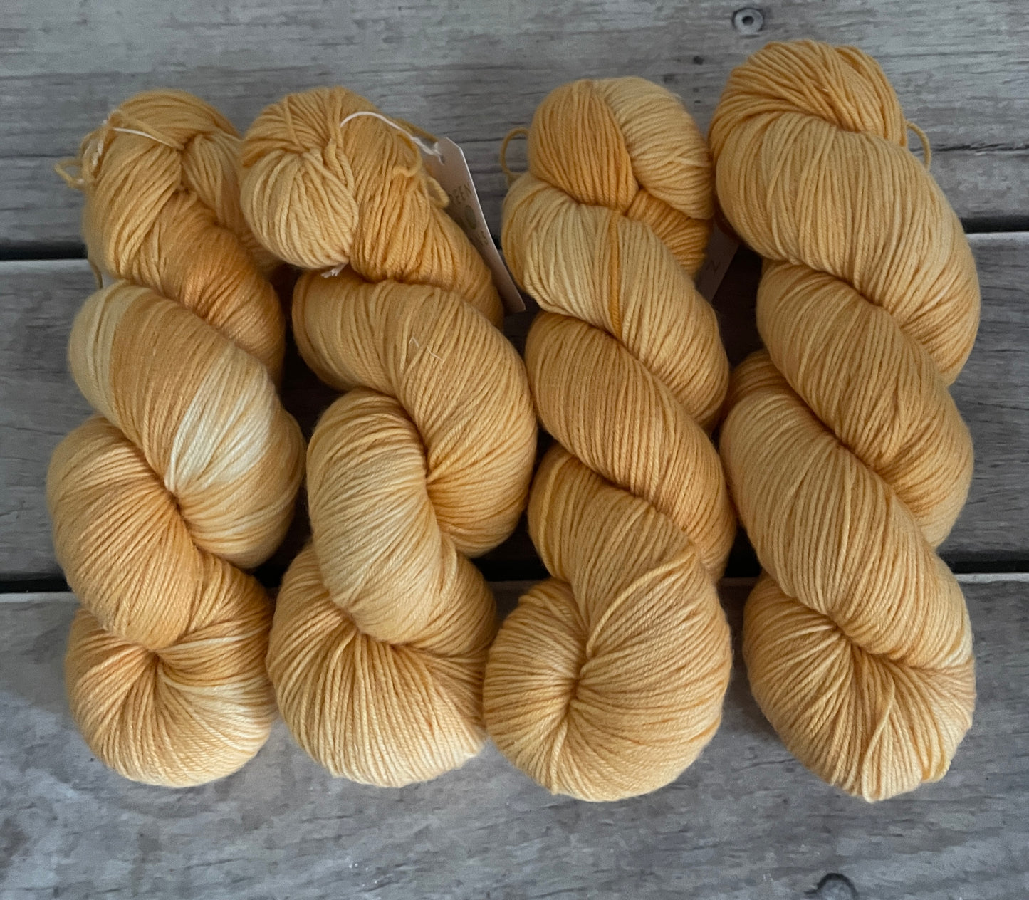 Roseate Emperor Moth #3 - Darjeeling sock yarn - 4 ply