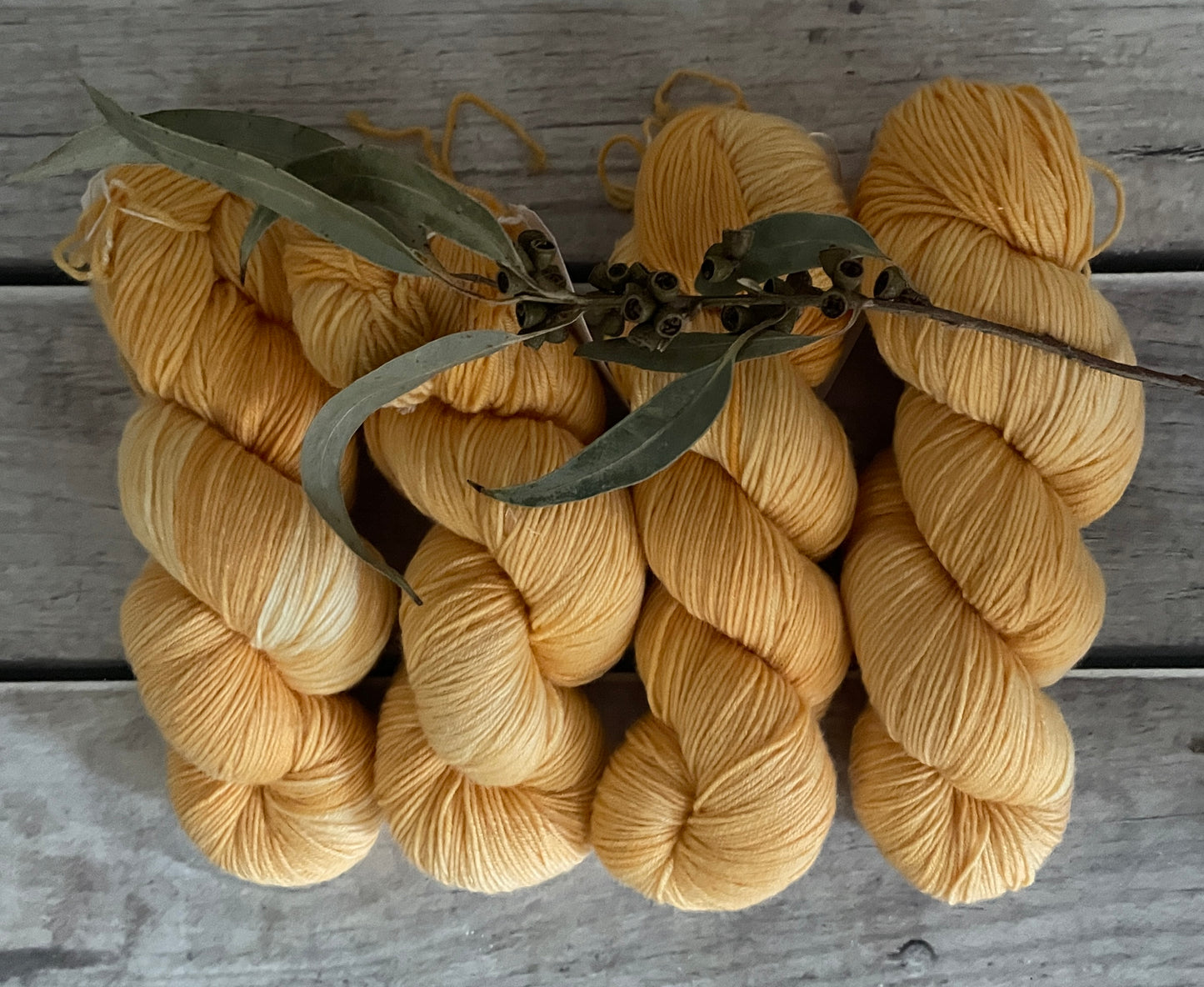 Roseate Emperor Moth #3 - Darjeeling sock yarn - 4 ply