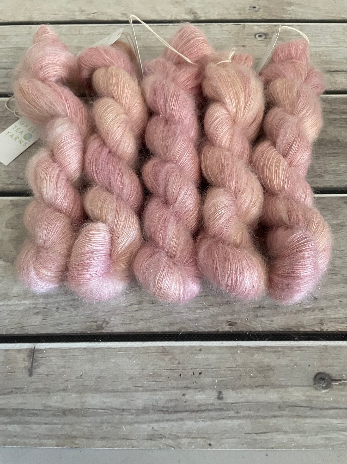 Rose Gold - 2 ply Silk / Mohair - Shui Yun