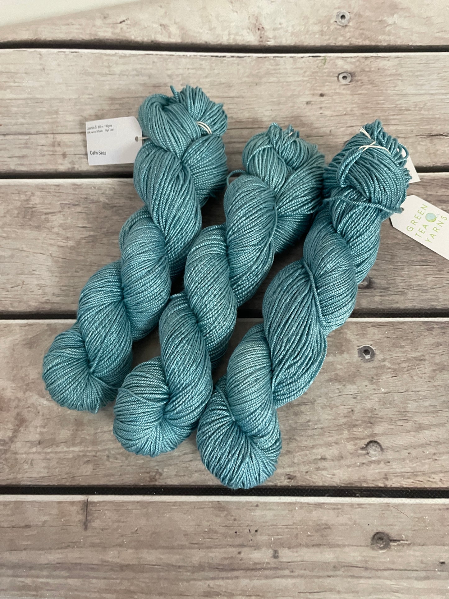 Calm Seas - 5 ply silk and merino - Jasmine 5