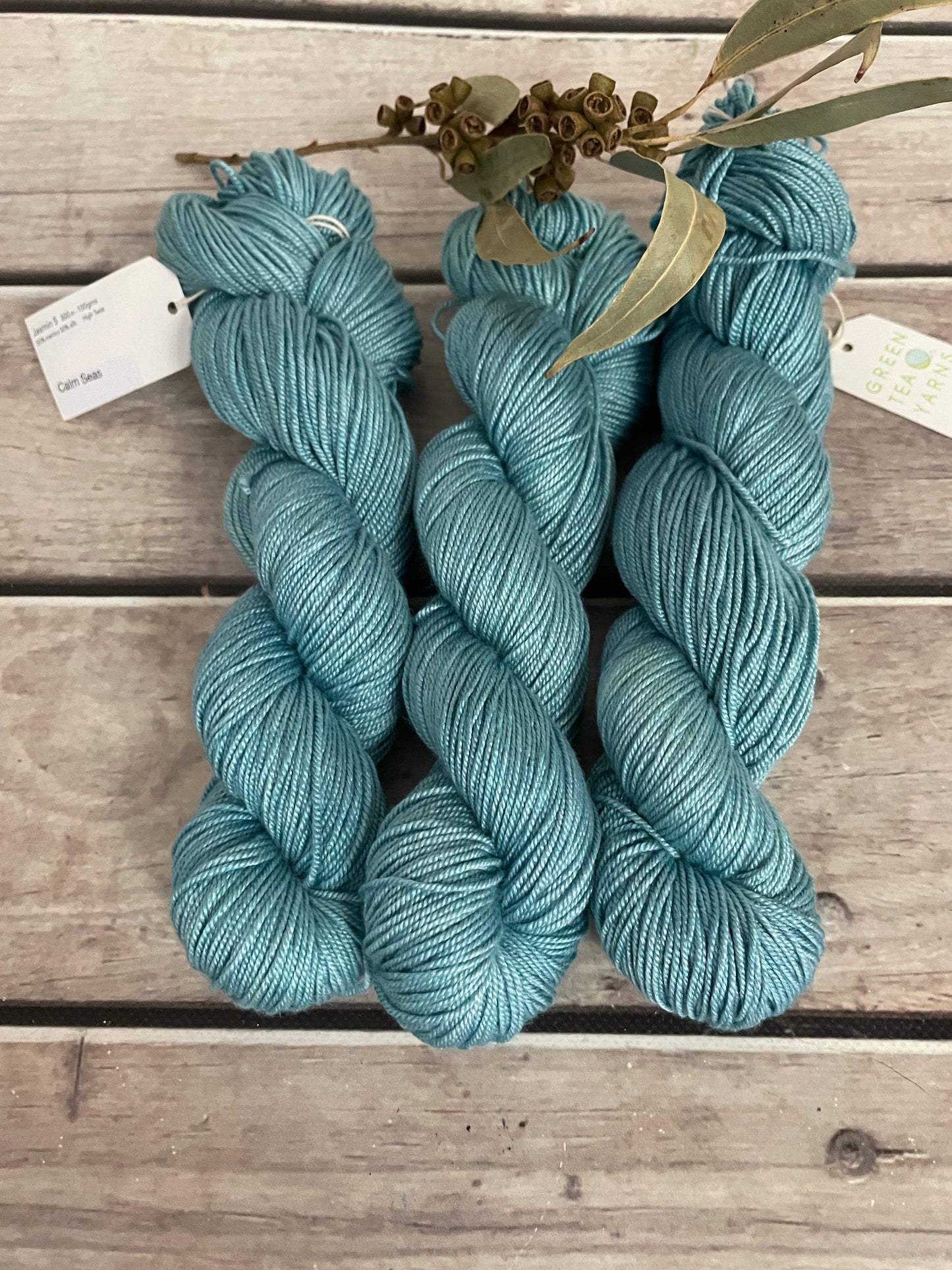 Calm Seas - 5 ply silk and merino - Jasmine 5