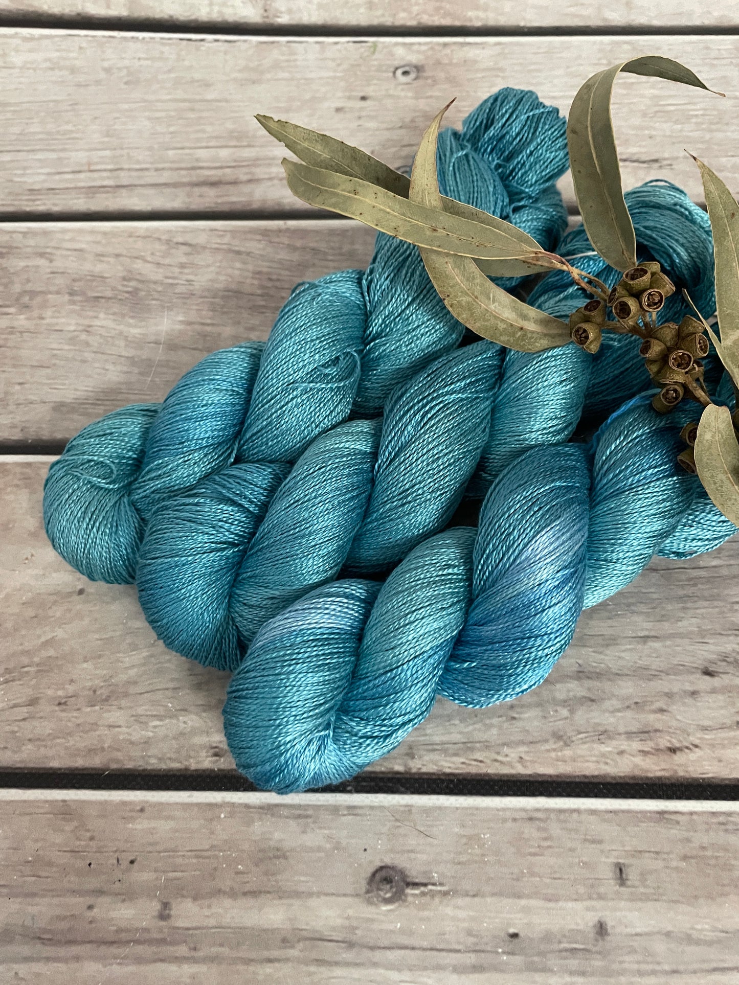 Calm Seas - 3 ply pure silk yarn - Ginseng hl