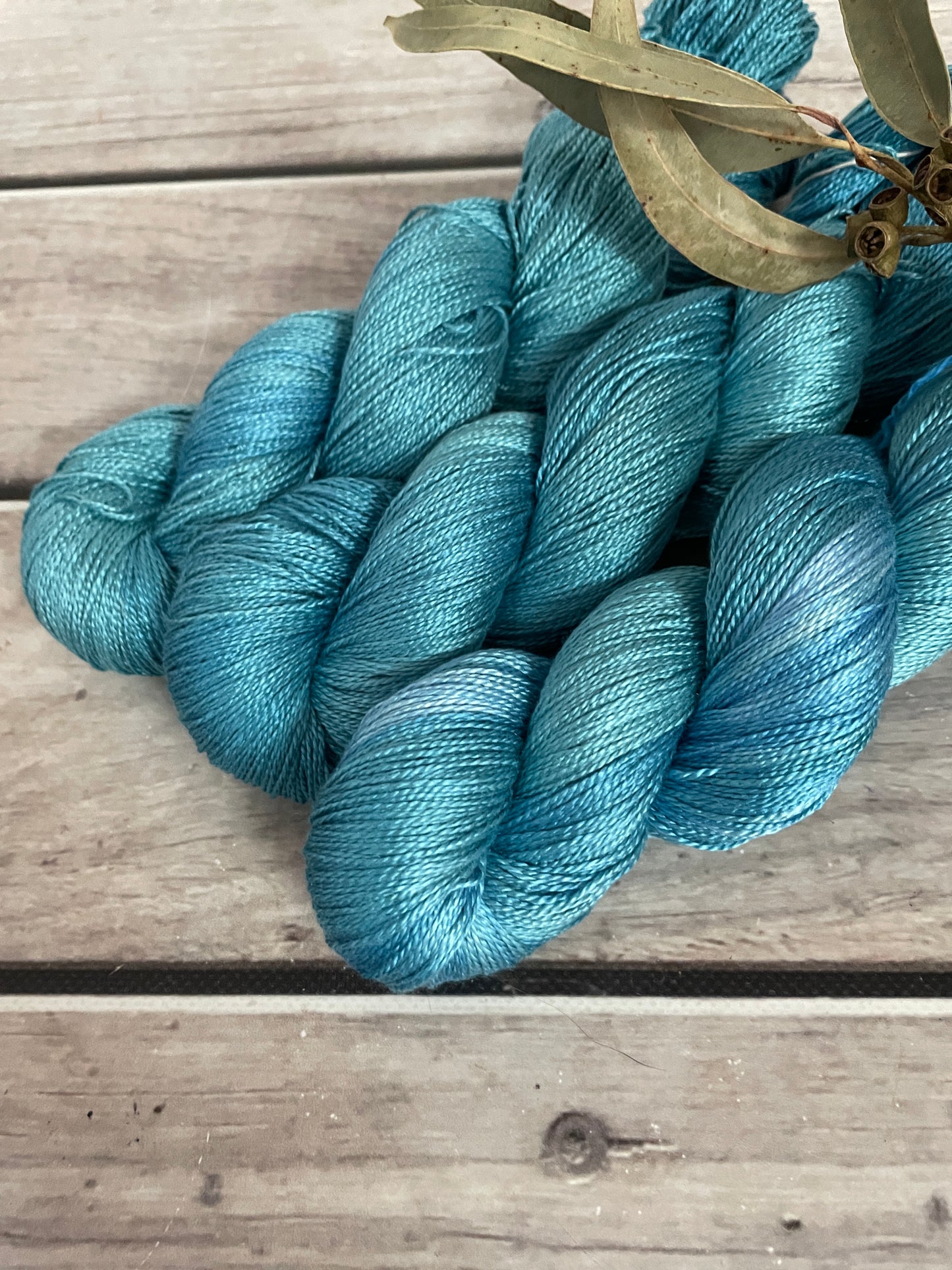 Calm Seas - 3 ply pure silk yarn - Ginseng hl