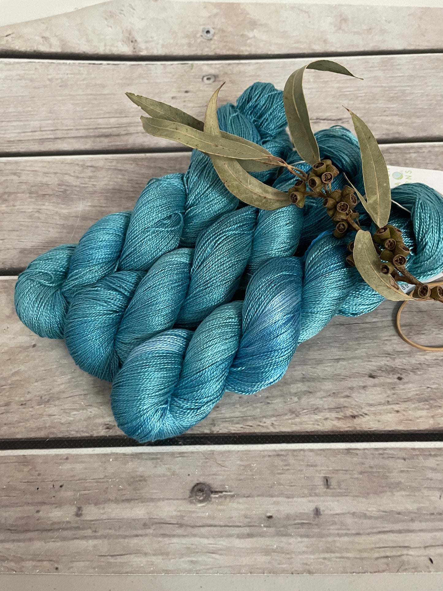 Calm Seas - 3 ply pure silk yarn - Ginseng hl