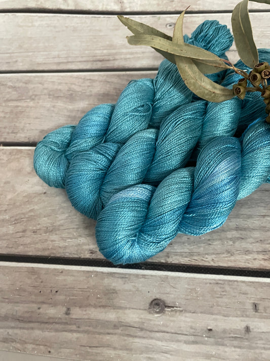 Calm Seas - 3 ply pure silk yarn - Ginseng hl