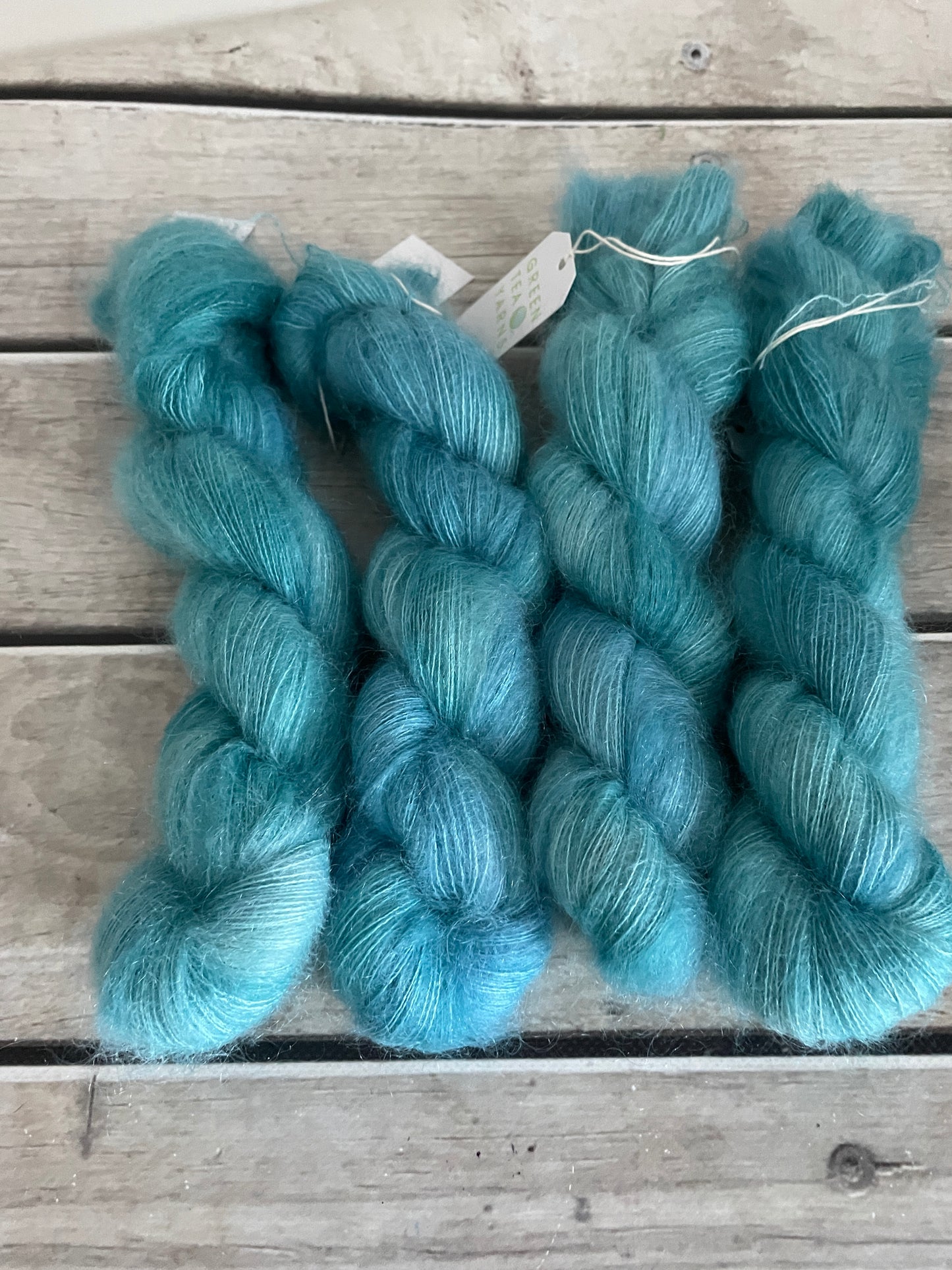 Calm Seas - on Shui Yun - Silk and Mohair - lace, 2 ply