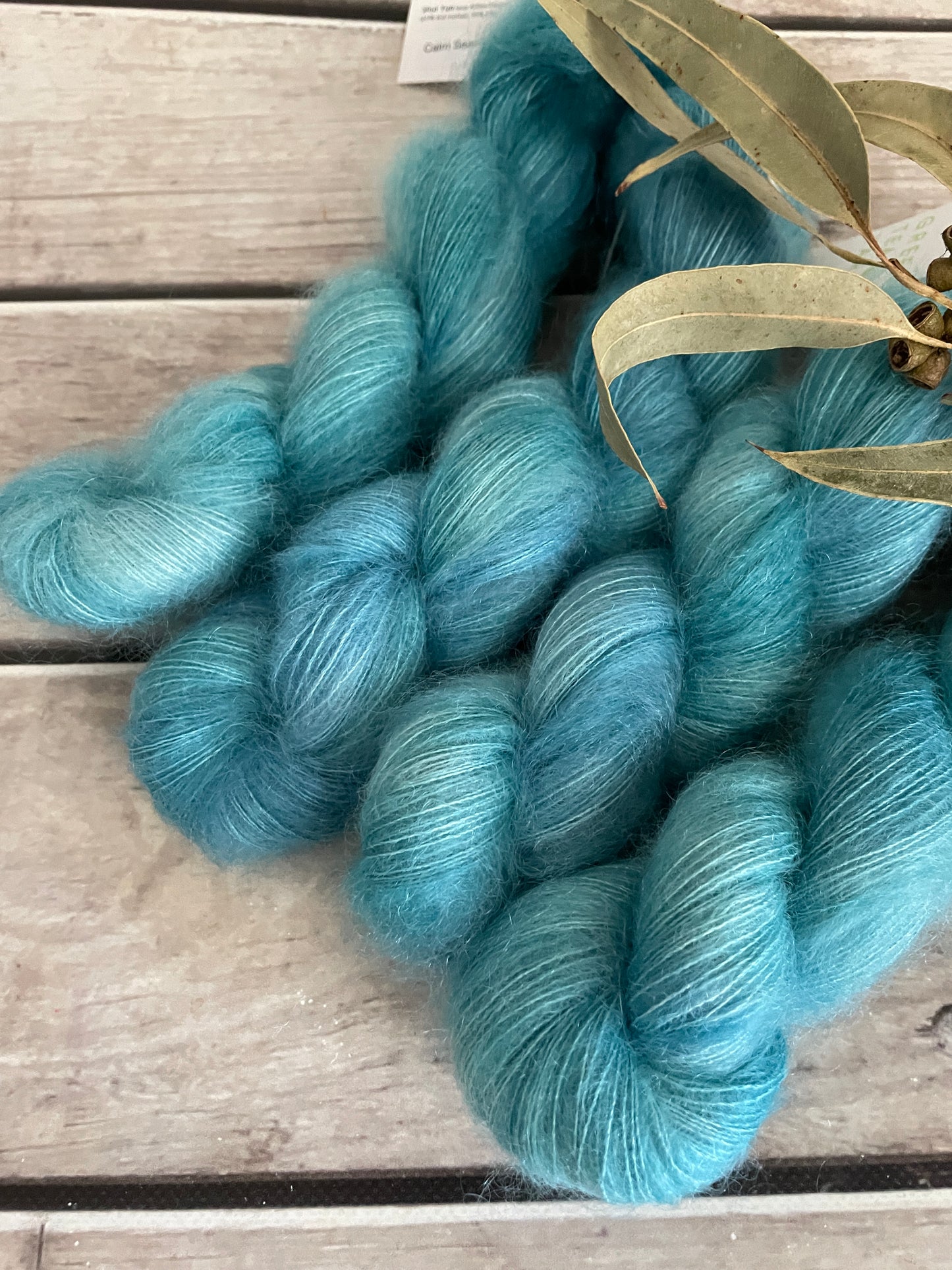 Calm Seas - on Shui Yun - Silk and Mohair - lace, 2 ply