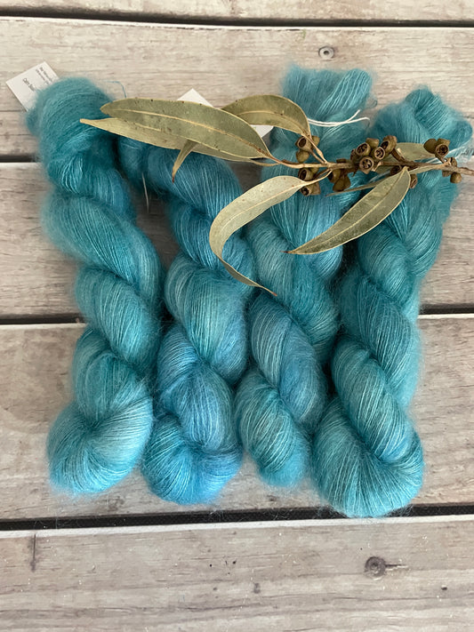 Calm Seas - on Shui Yun - Silk and Mohair - lace, 2 ply