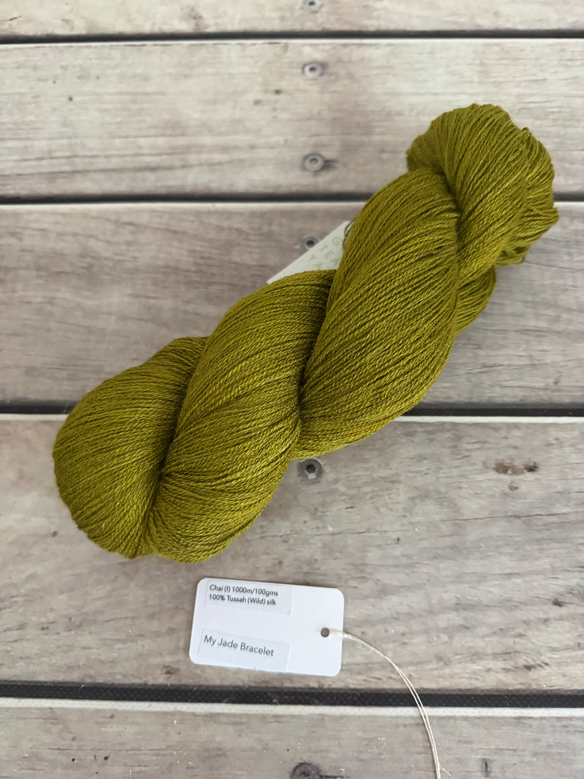 My Jade Bracelet - Tussah silk - 2 ply - Chai