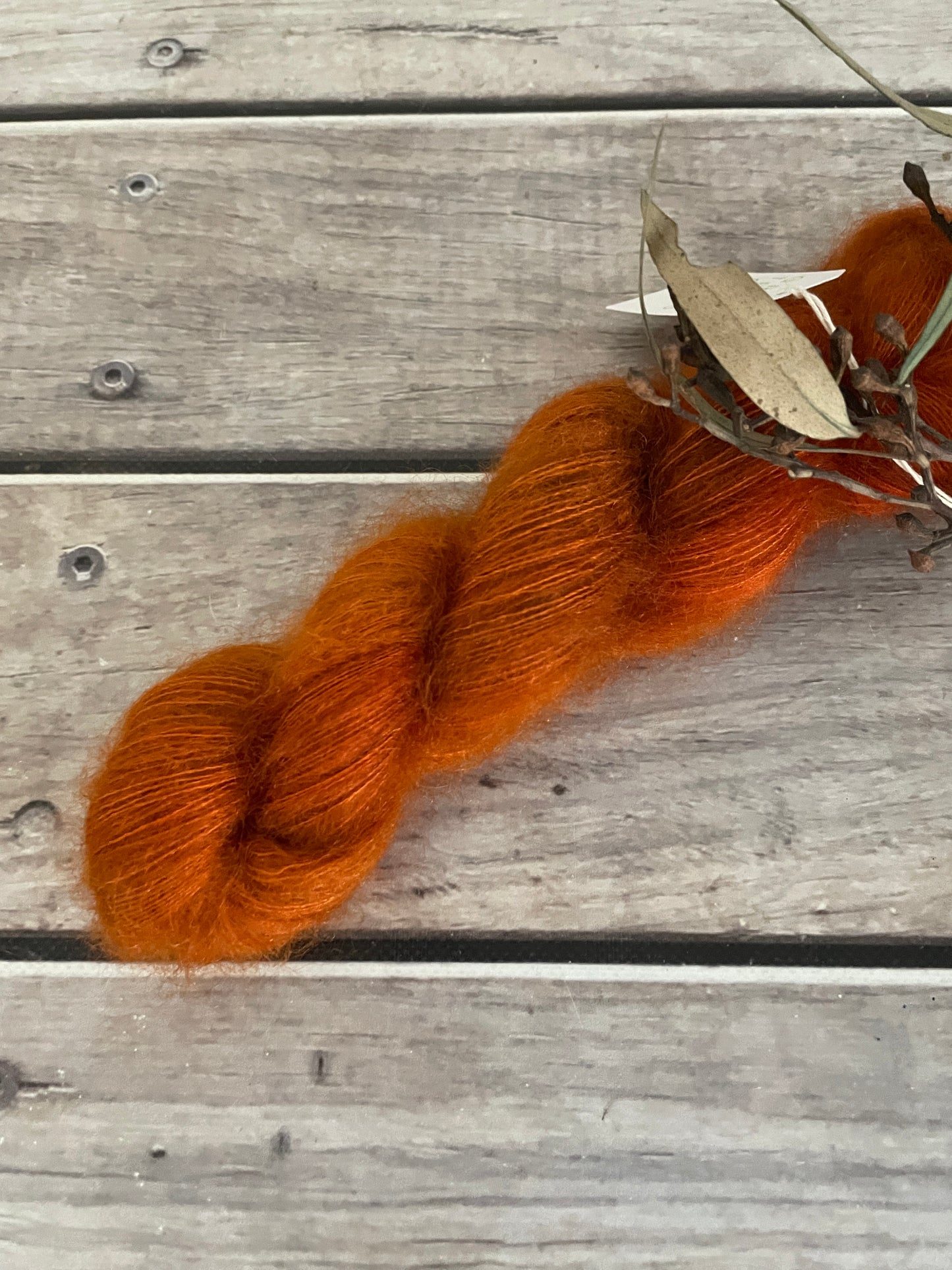 Tamarind Sunset on ShuiYun - 2 ply lace in Mohair and silk
