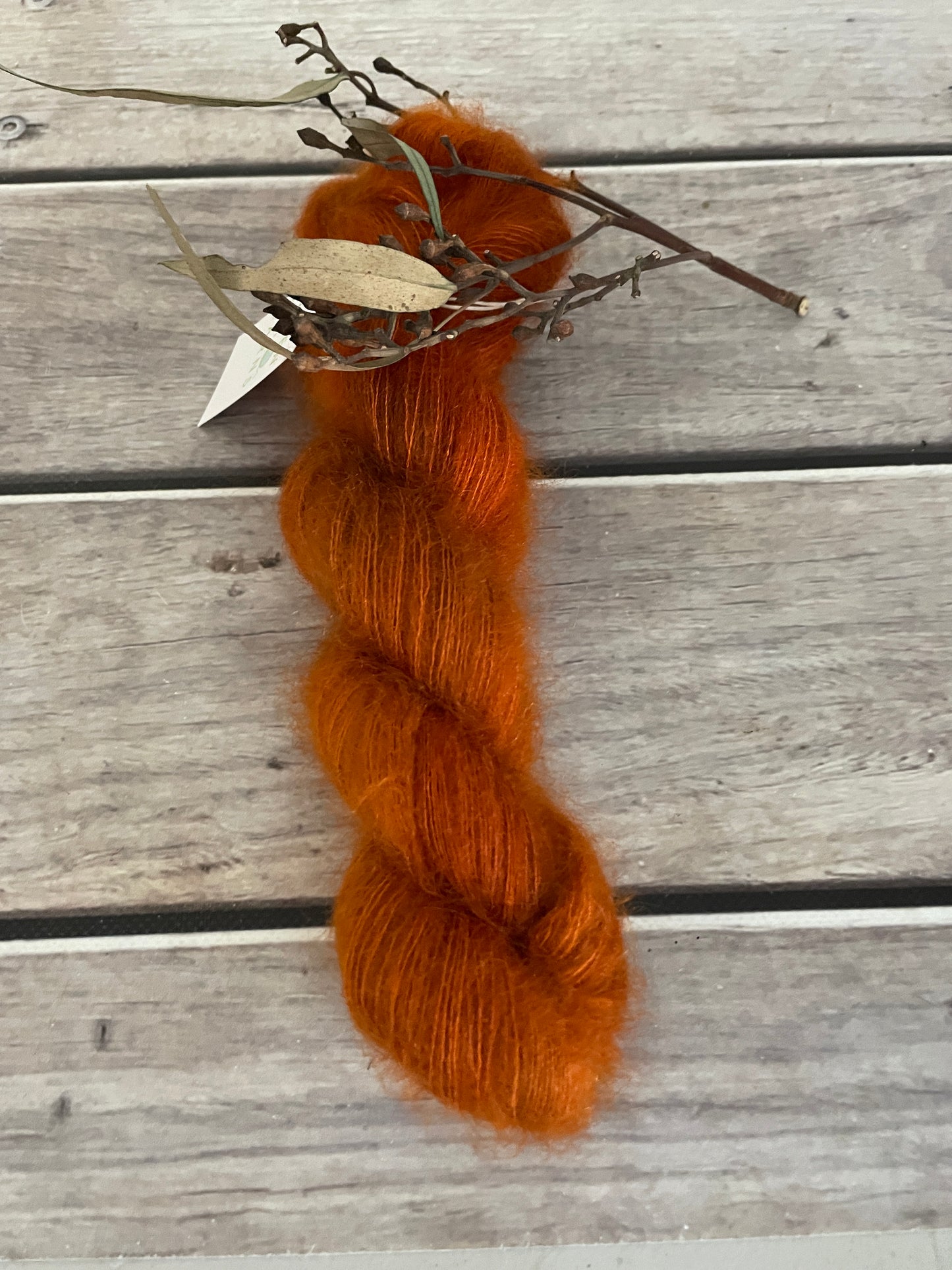 Tamarind Sunset on ShuiYun - 2 ply lace in Mohair and silk