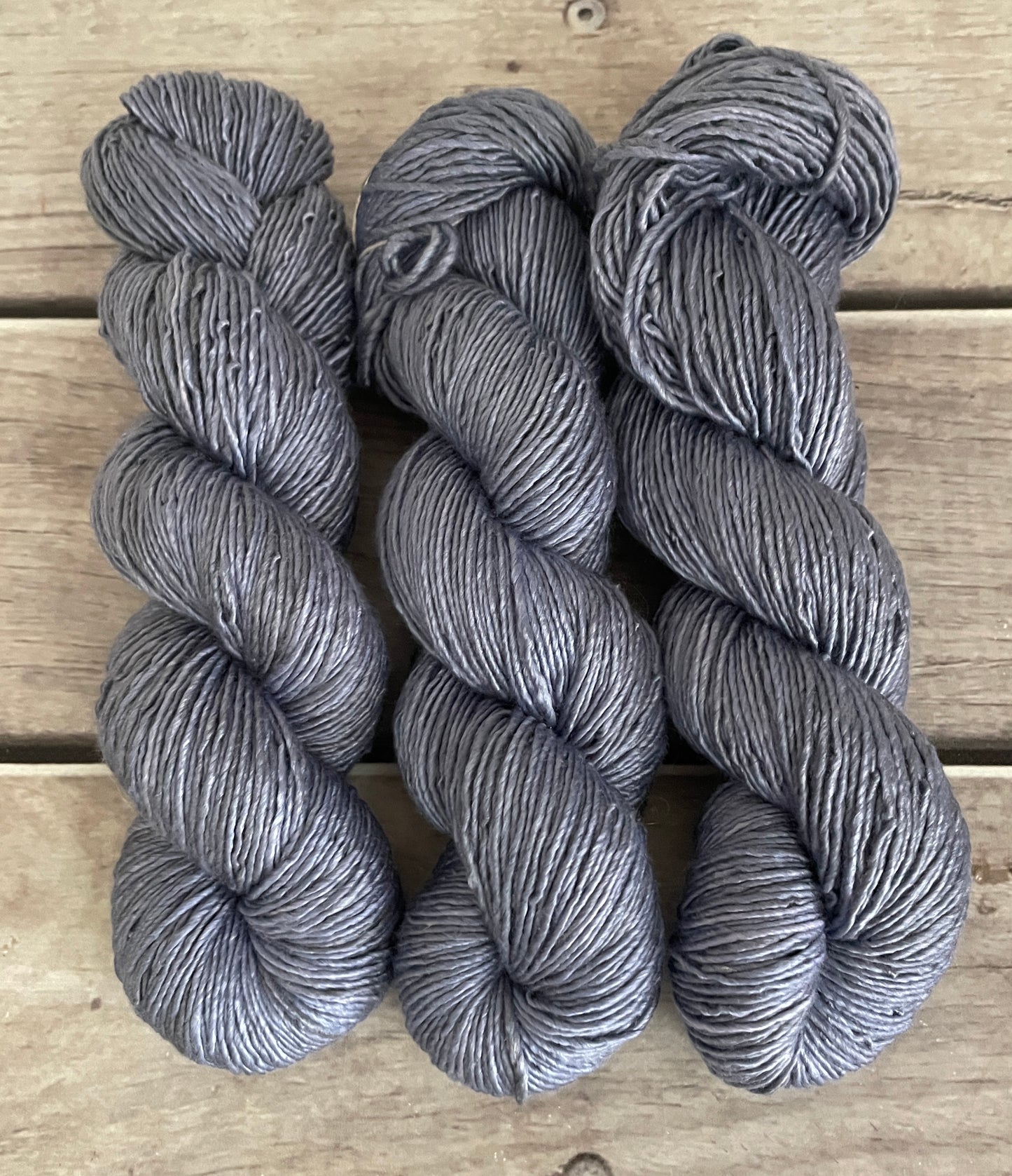 Organza Skirt - 8 ply silk/merino singles - Osmanthus 8