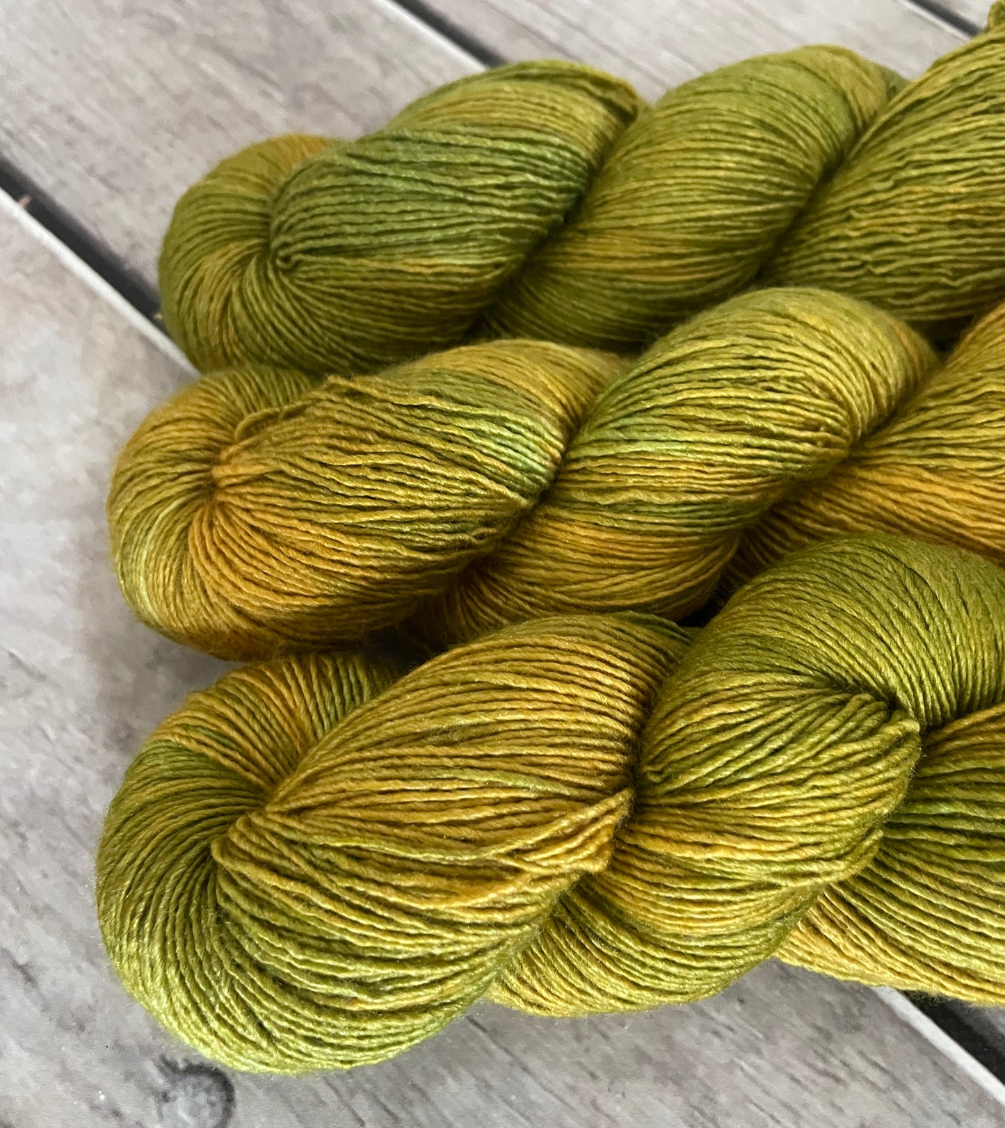 Dijon on Merino and Silk 4 ply single - Osmanthus