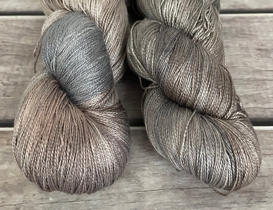 Oysters on the Bay - 3 Ply Mulberry Silk - Ginseng hl