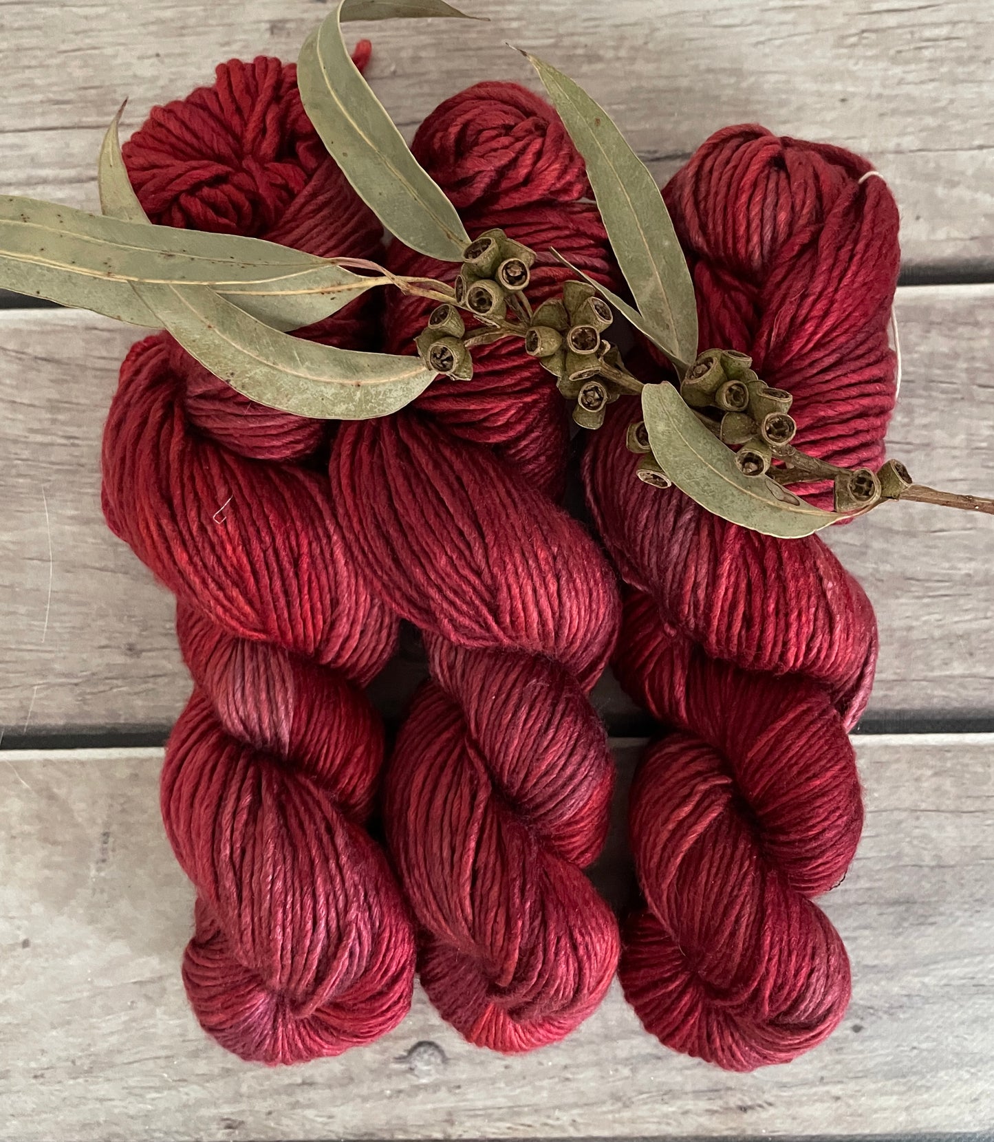 New Red- 10 ply merino/silk singles - Peach