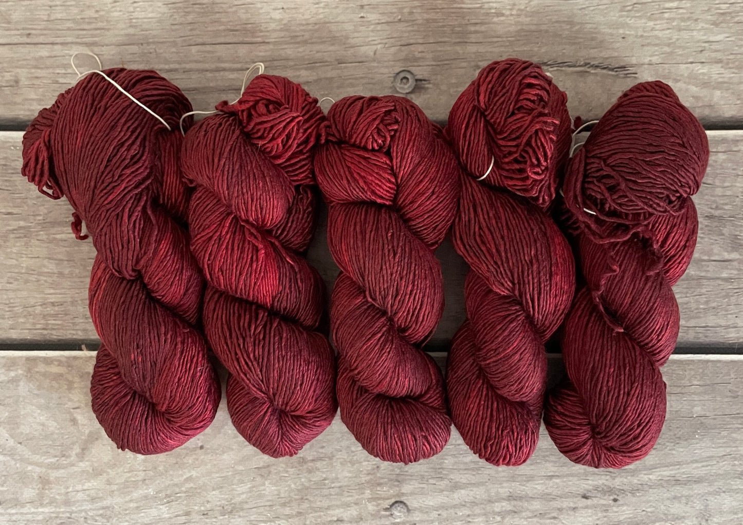 New Red - 8 ply silk/merino singles - Osmanthus 8