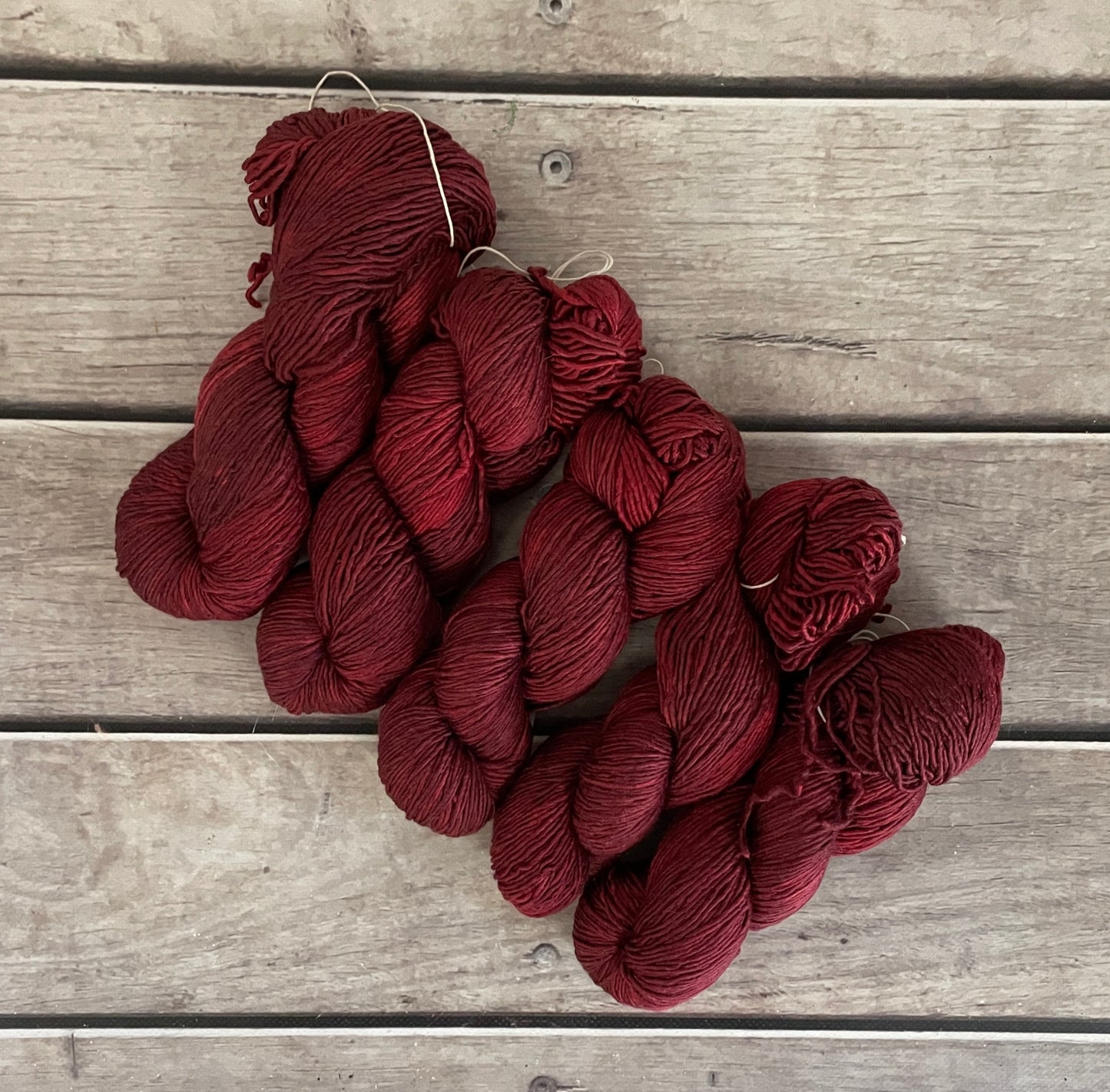 New Red - 8 ply silk/merino singles - Osmanthus 8