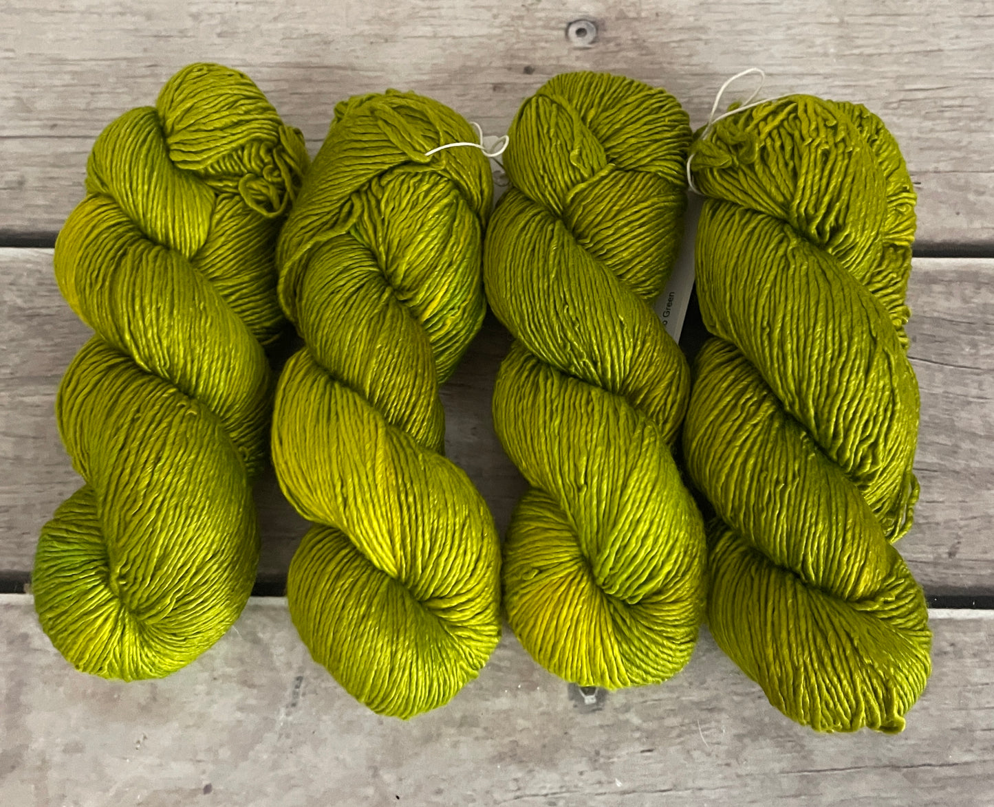 Radio Green - 8 ply silk/merino singles - Osmanthus 8