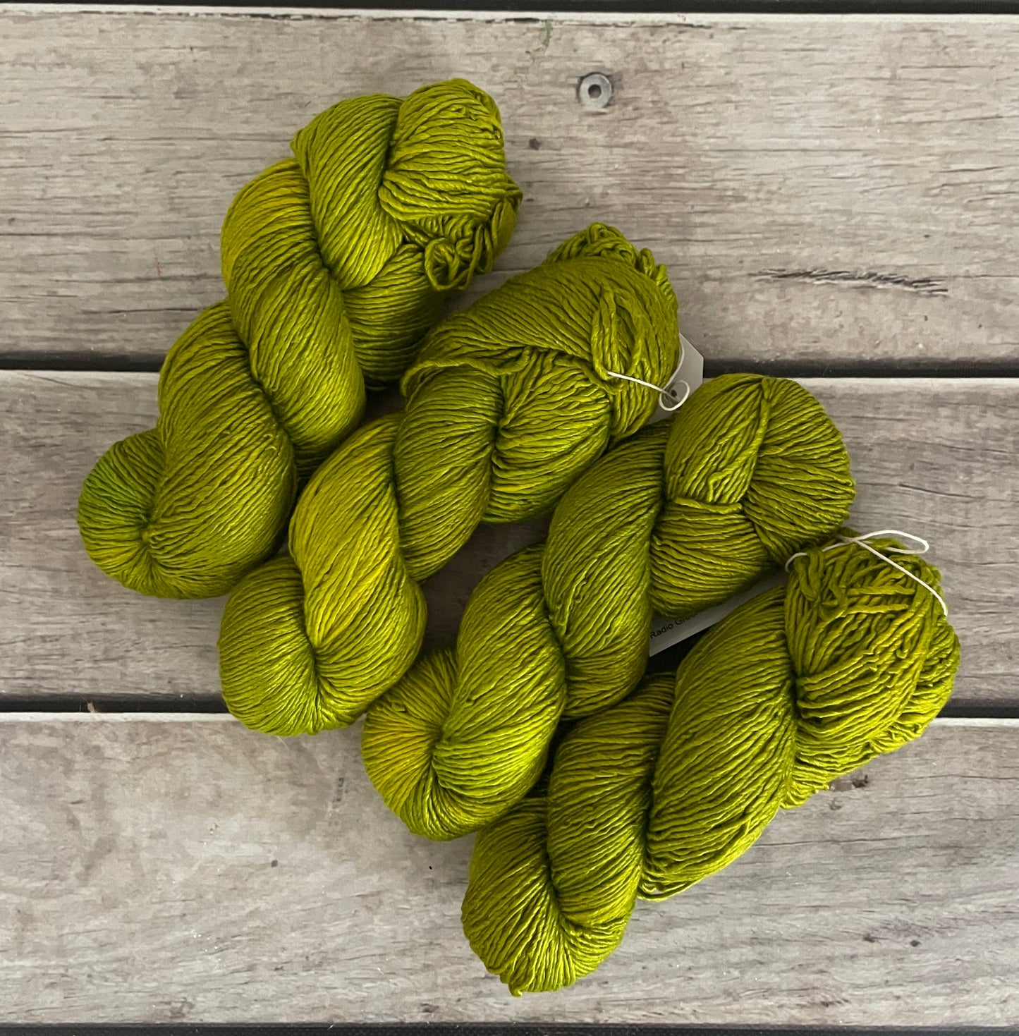 Radio Green - 8 ply silk/merino singles - Osmanthus 8
