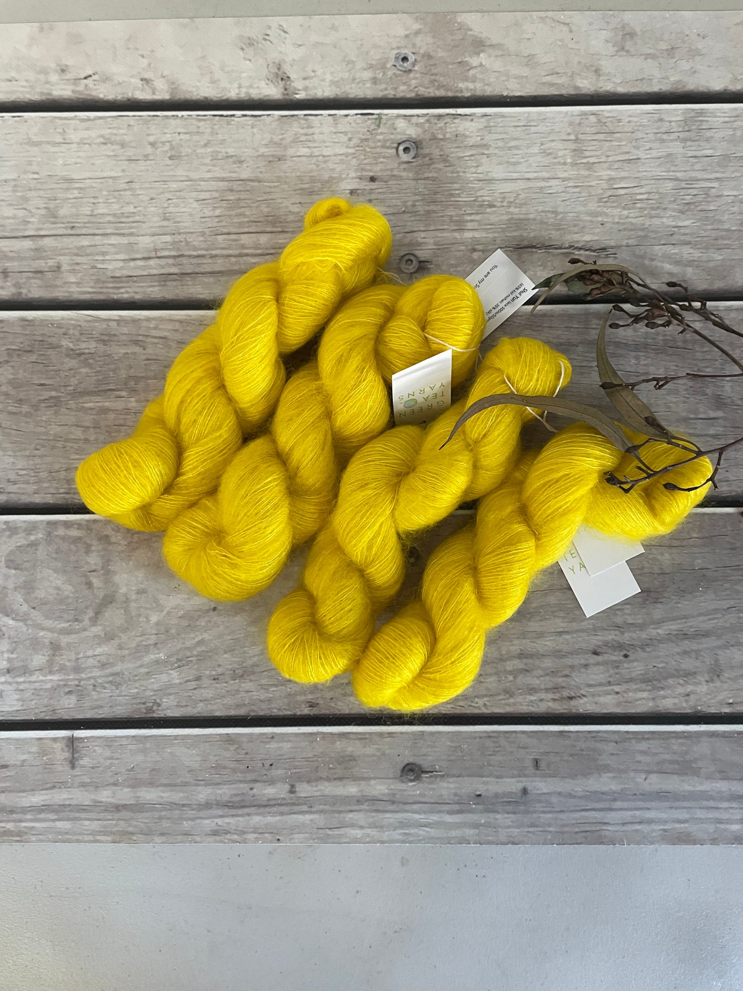You are my Sunshine - on Silk and Mohair - Shui Yun, 2 ply/laceweight