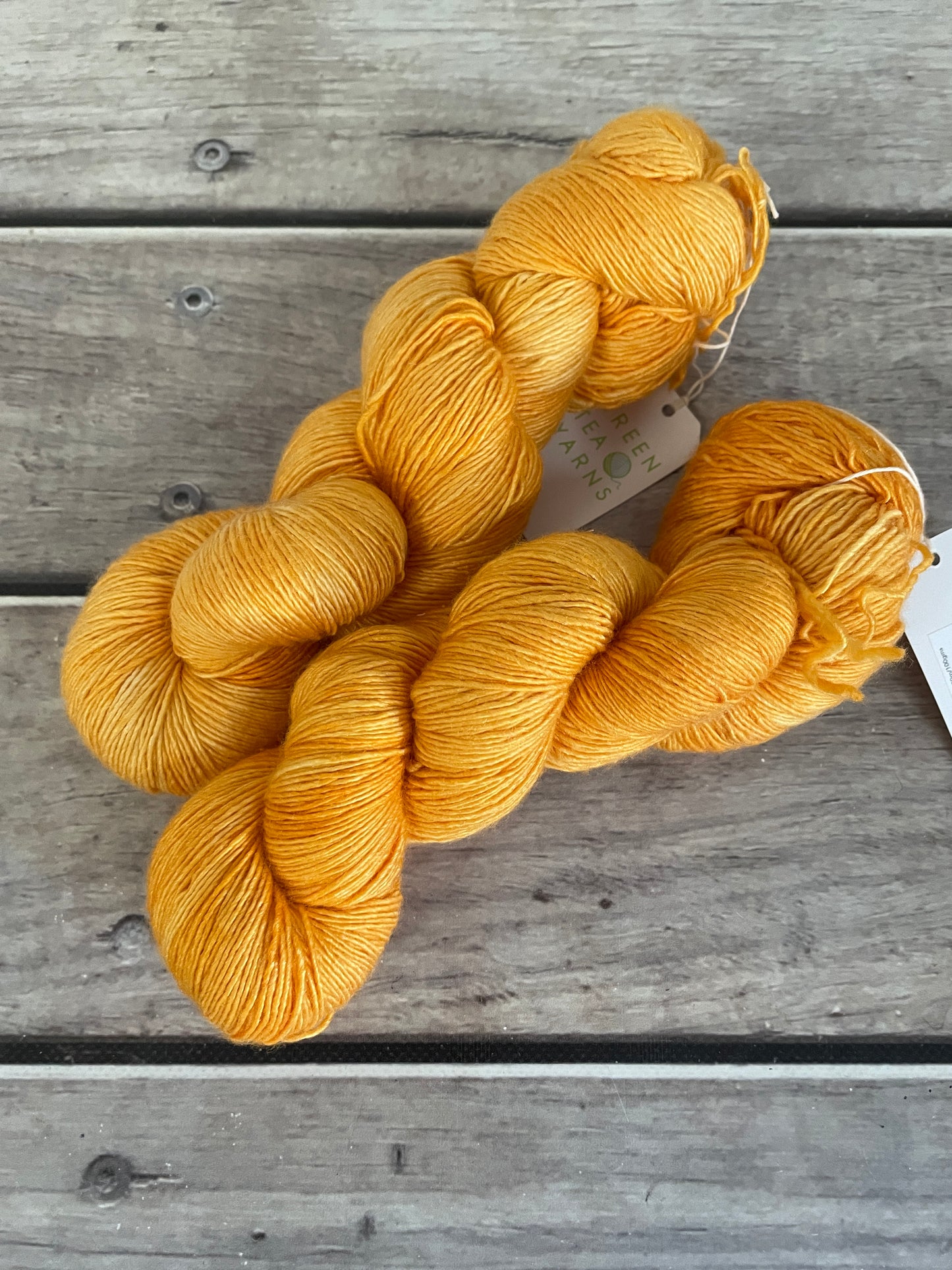 Roseate Emperor Moth #2 - Merino/ Silk 4 ply single - Osmanthus4